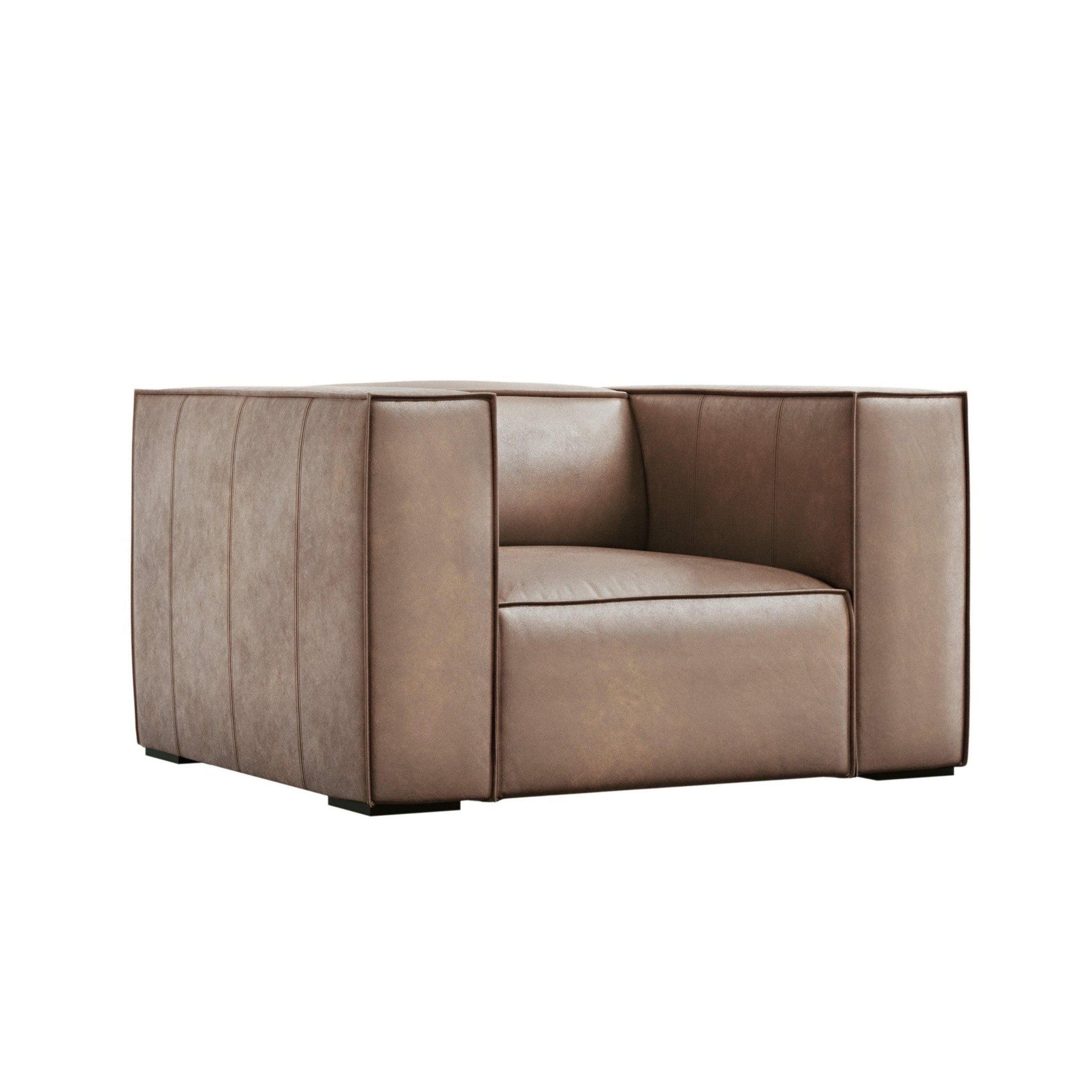 Fotel skórzany MADAME beżowy Windsor & Co Eye on Design