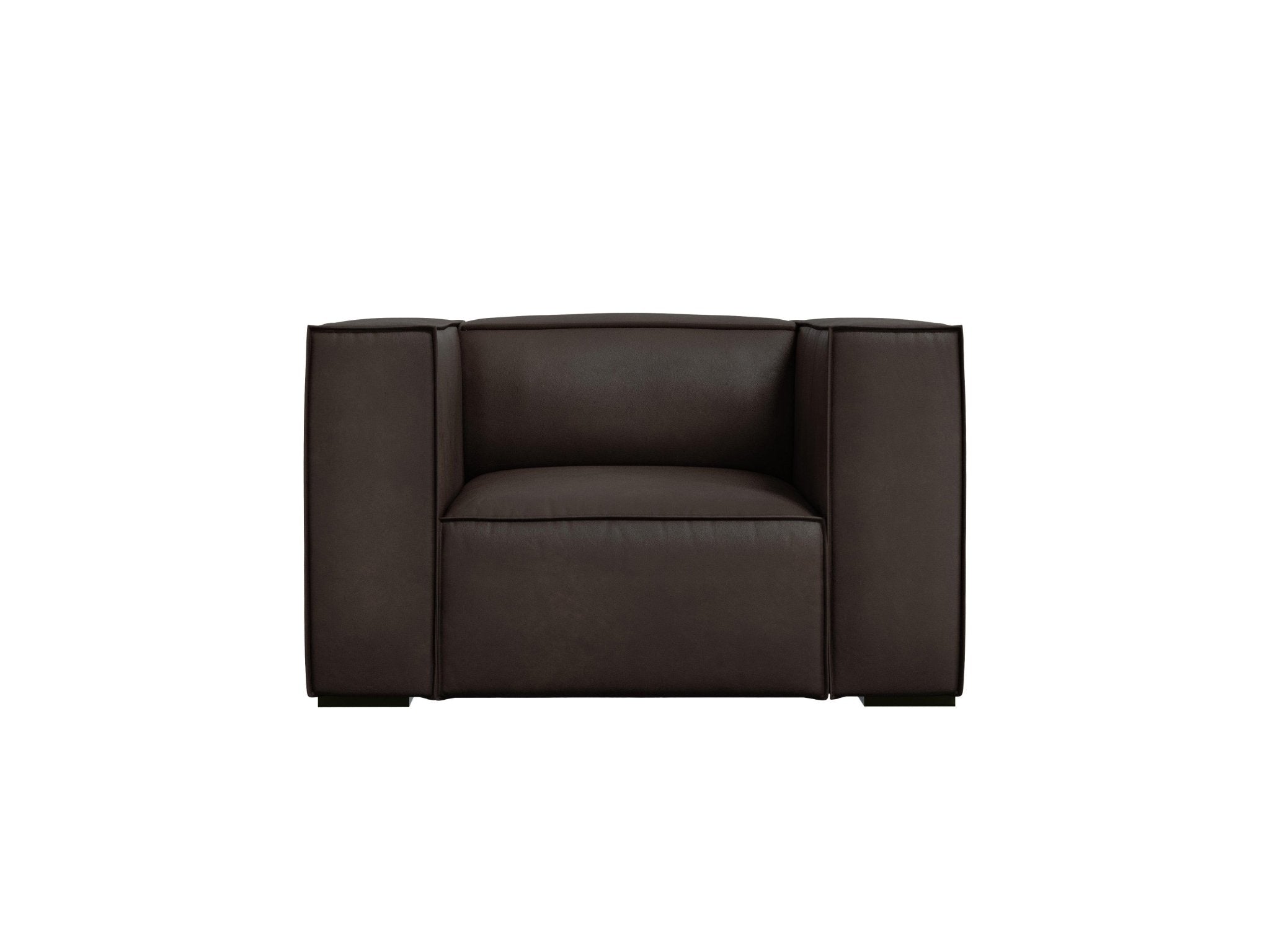 Fotel skórzany MADAME ciemnobrązowy Windsor & Co Eye on Design