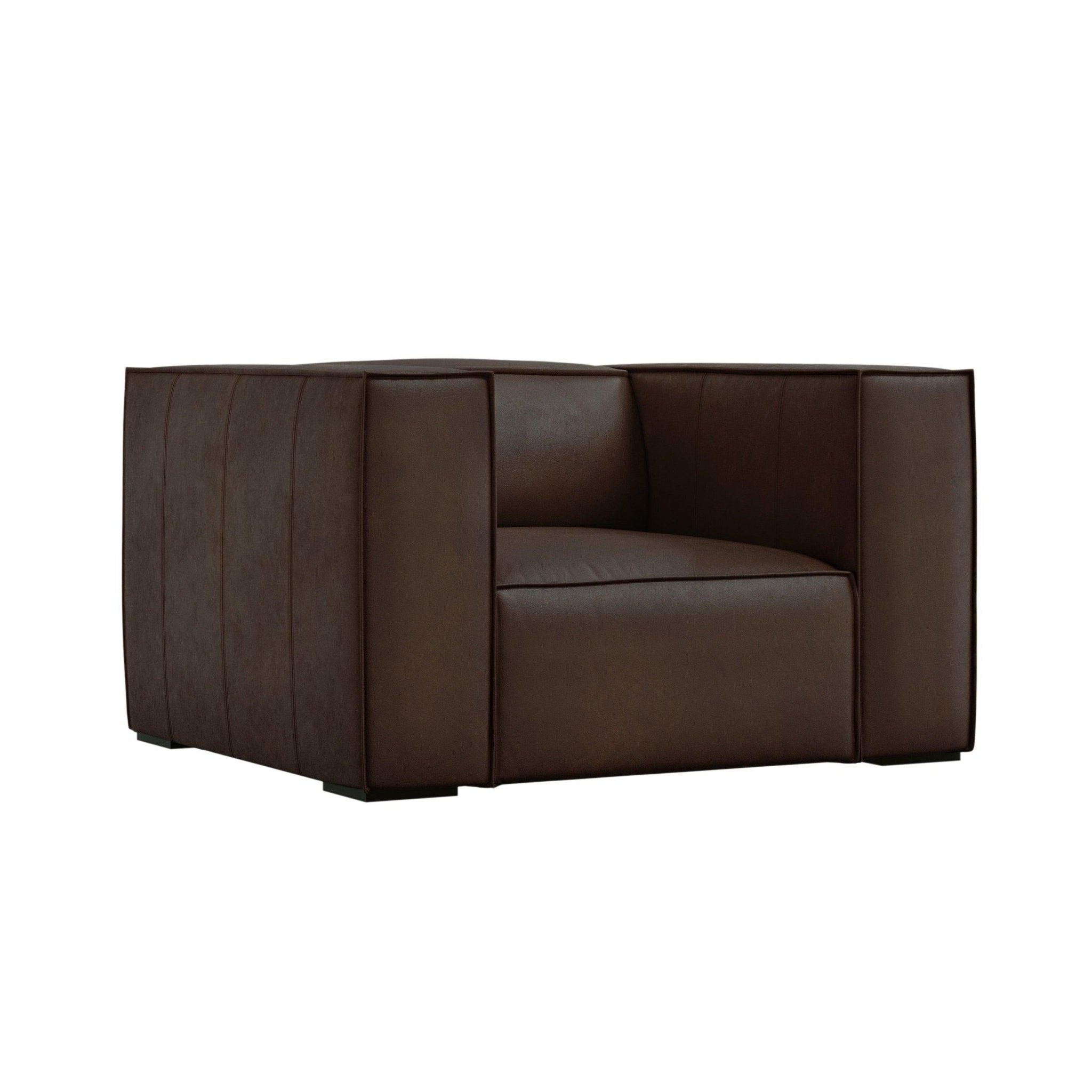 Fotel skórzany MADAME czekoladowy brąz Windsor & Co Eye on Design