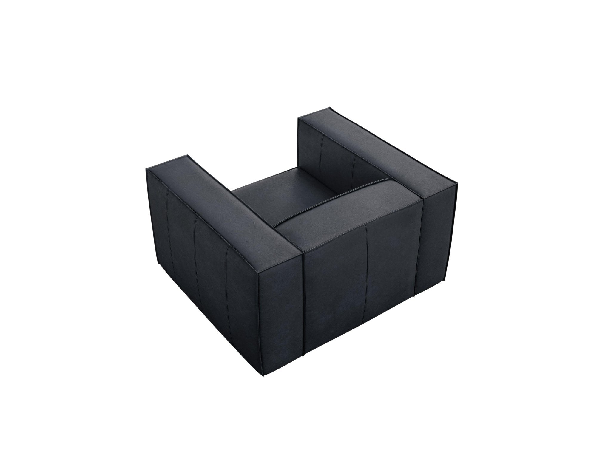 Fotel skórzany MADAME grafitowy Windsor & Co Eye on Design