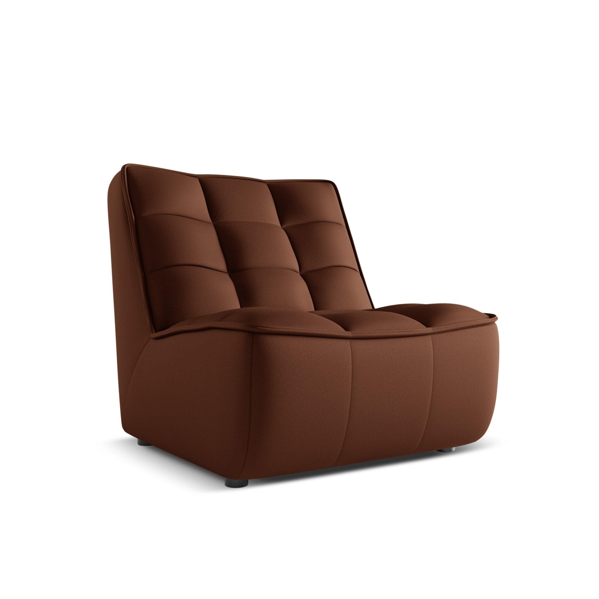 Fotel skórzany MONI czekoladowy Maison Heritage Eye on Design