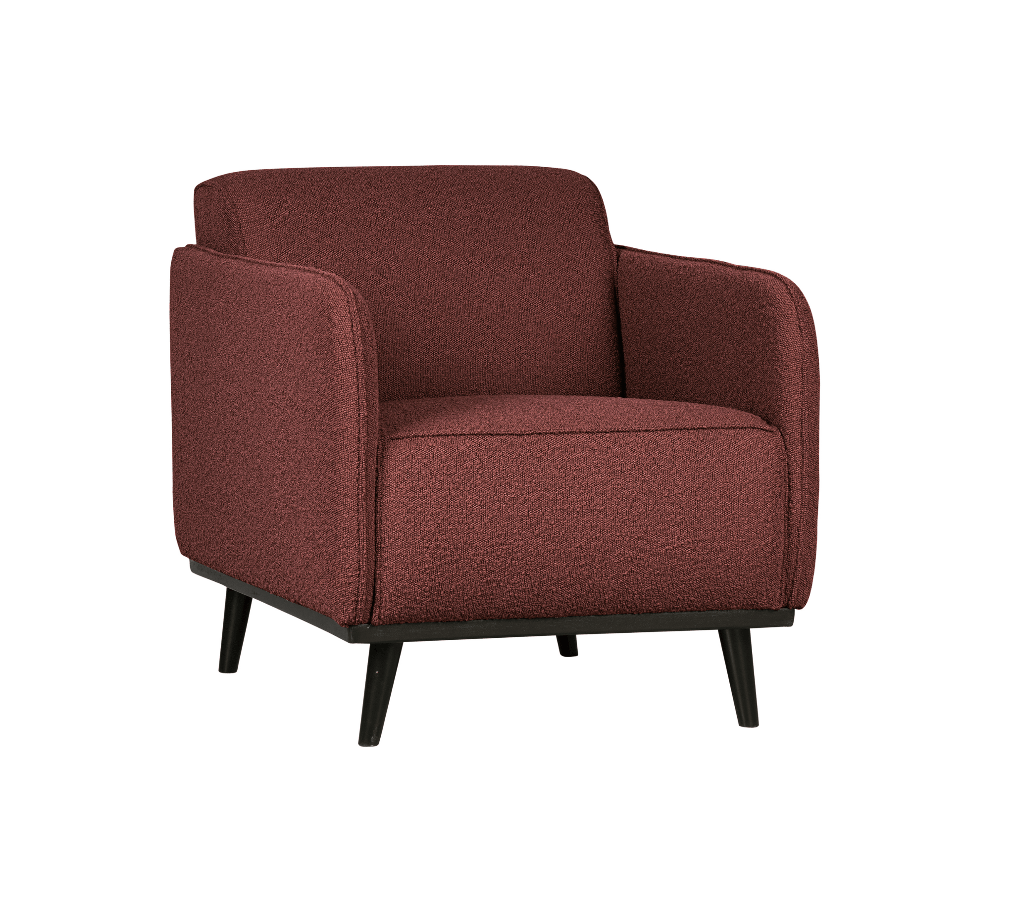 Fotel STATEMENT boucle kasztanowy Be Pure Eye on Design