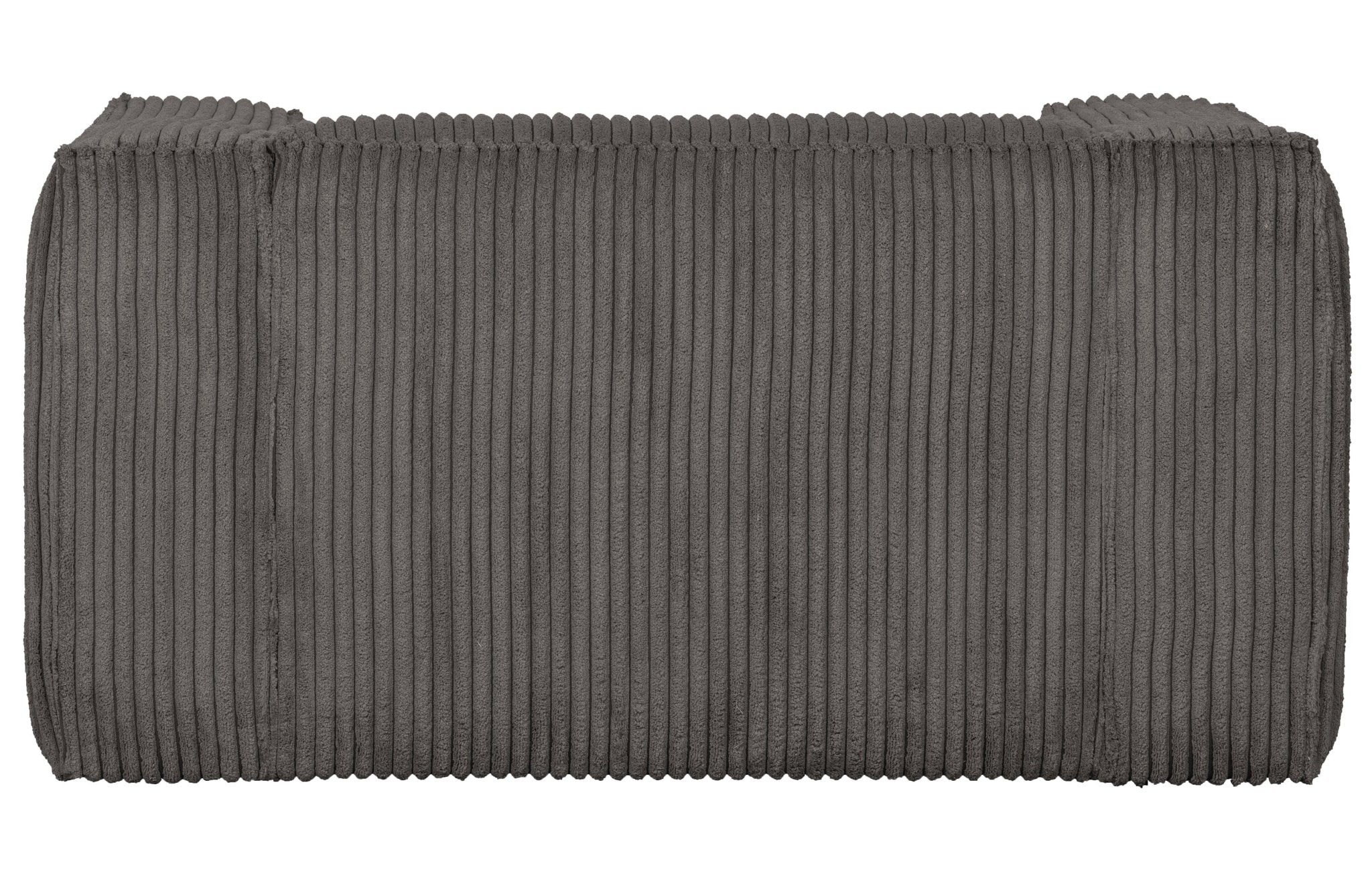 Fotel sztruksowy BEAN RIB ciemnoszary Woood Exclusive Eye on Design