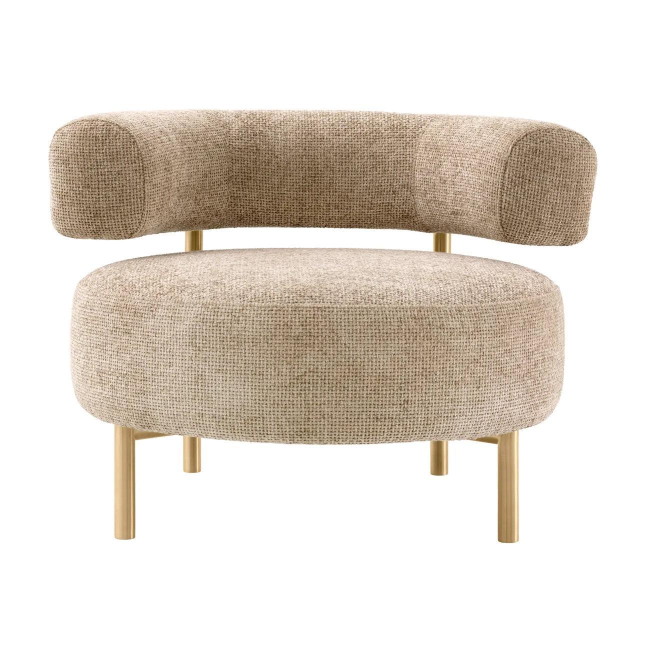 Fotel THOMPSON ciemnobeżowy Eichholtz Eye on Design