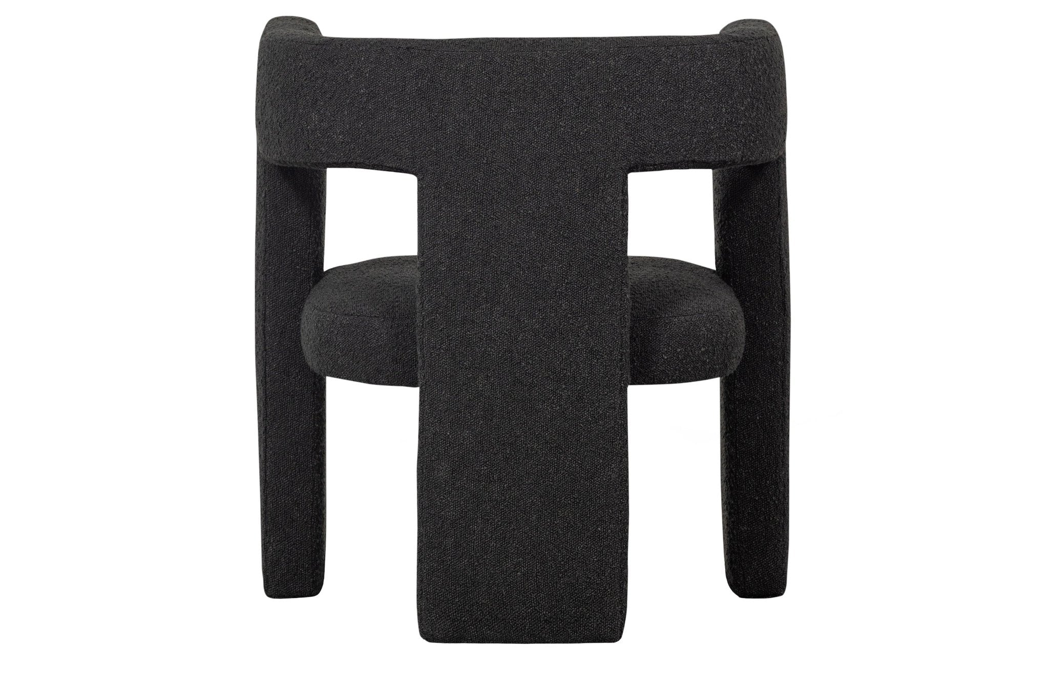 Fotel TIWA boucle ciemnoszary Woood Exclusive Eye on Design