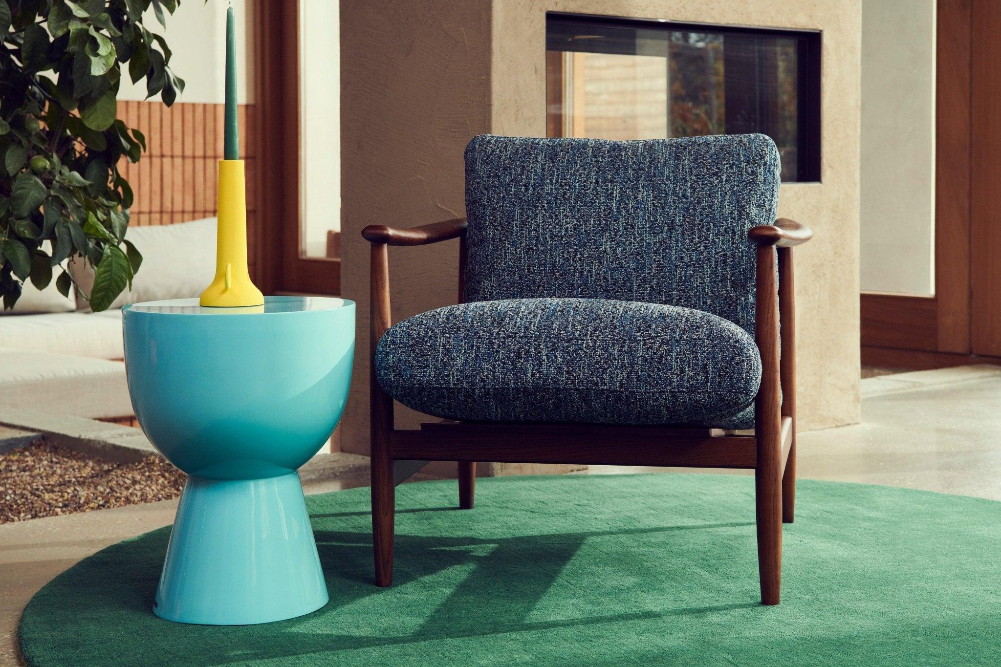 Fotel TODD BOHO niebieski melanż Pols Potten Eye on Design