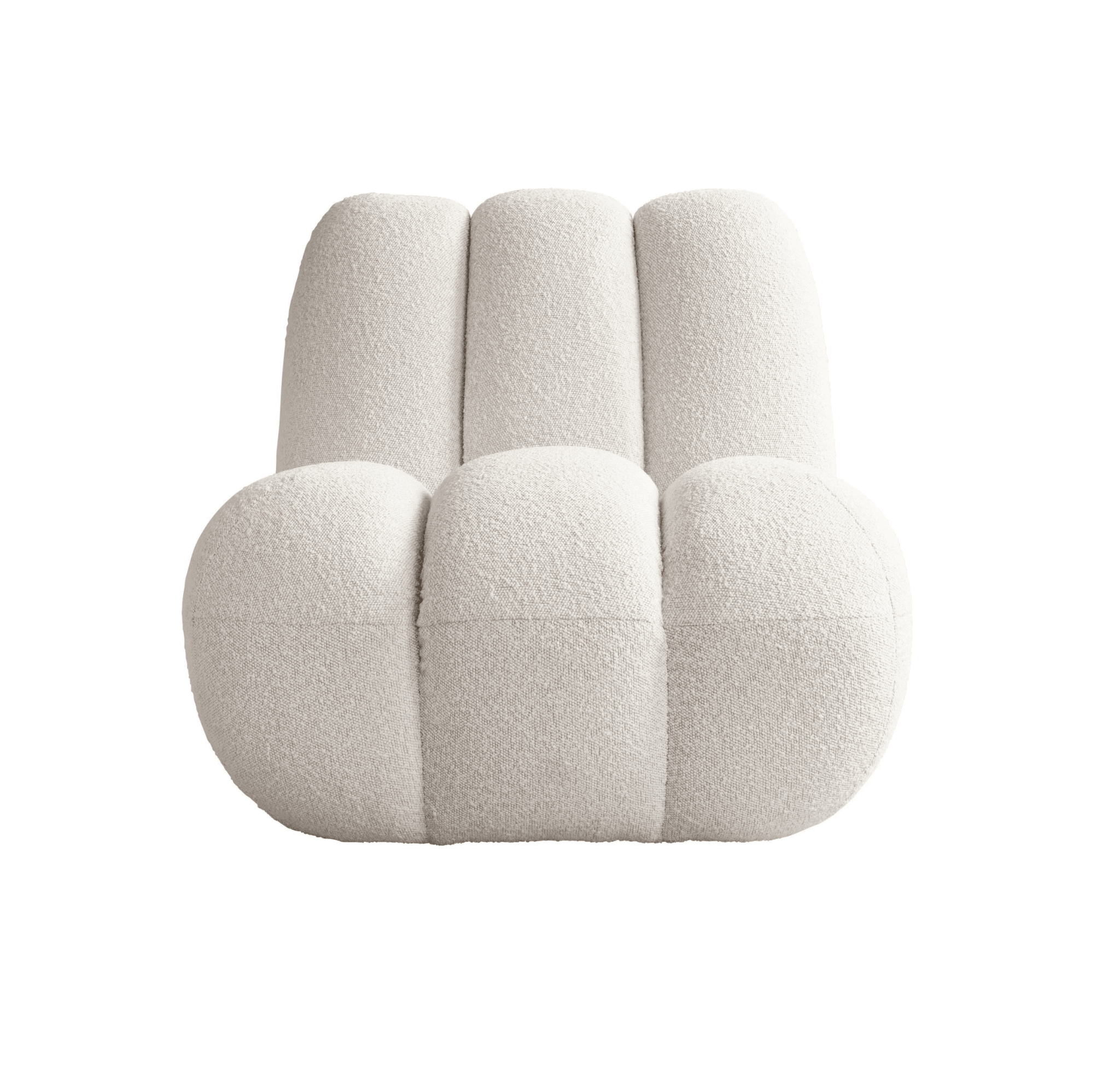 Fotel TOE boucle jasnobeżowy 101 Copenhagen Eye on Design