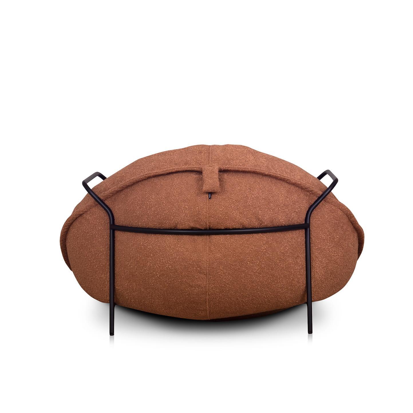 Fotel UNI miedziany boucle Nobonobo Eye on Design