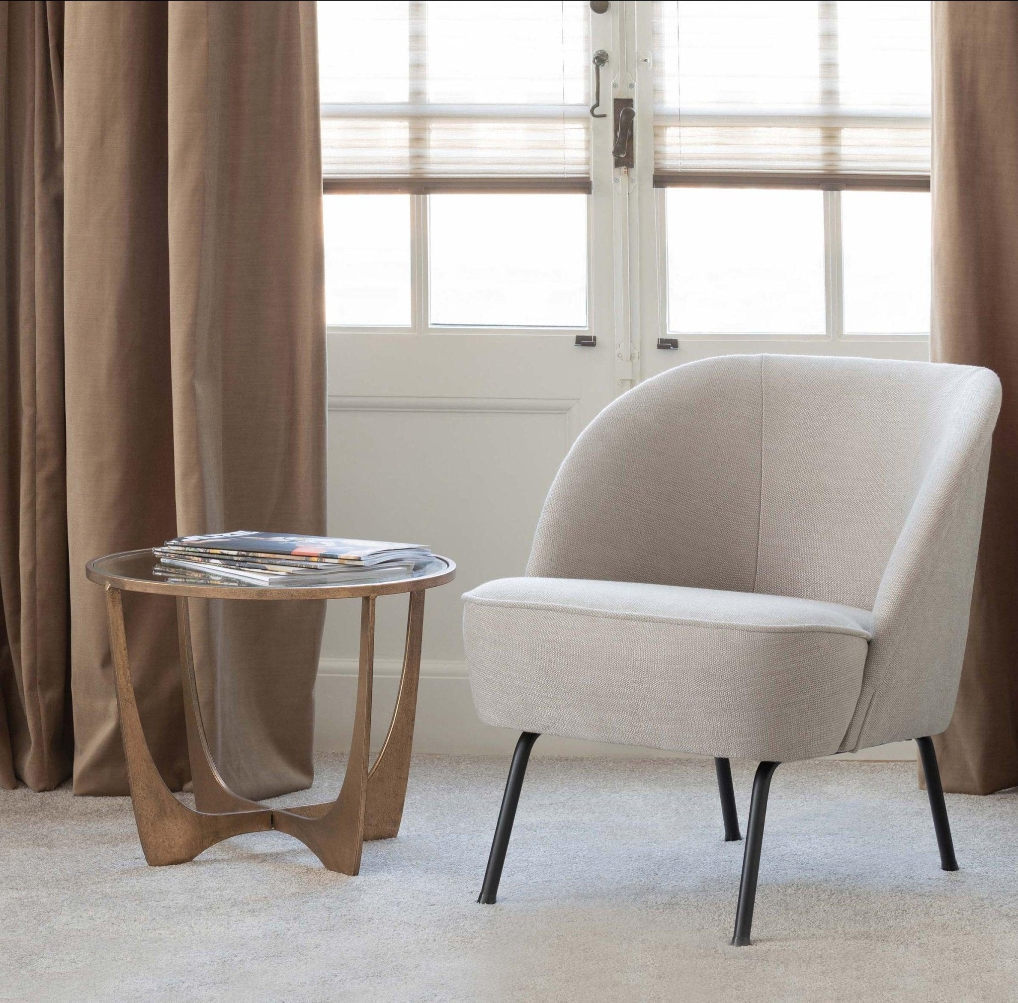 Fotel VOGUE boucle biały Be Pure Eye on Design