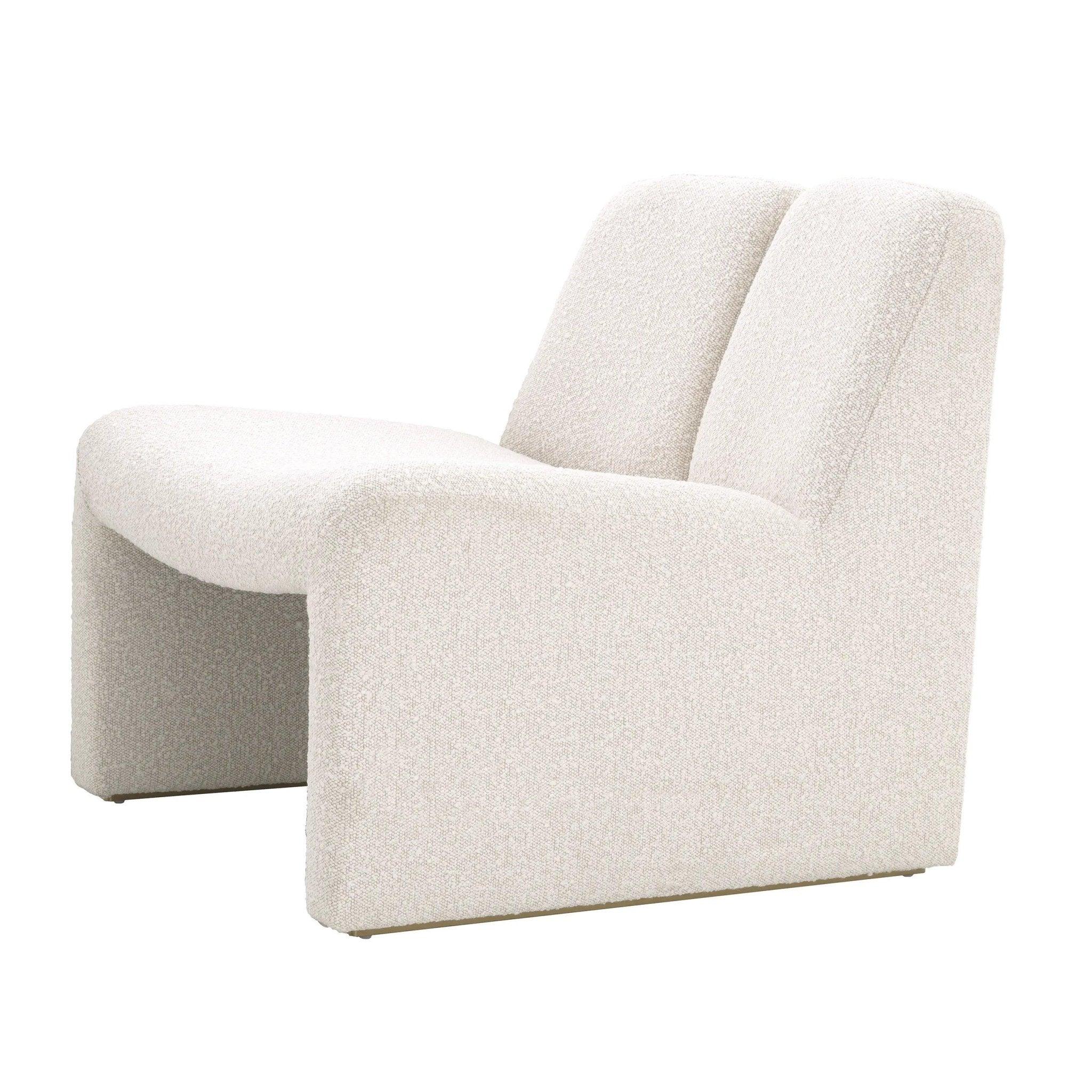 Fotel w tkaninie boucle MACINTOSH kremowy Eichholtz Eye on Design