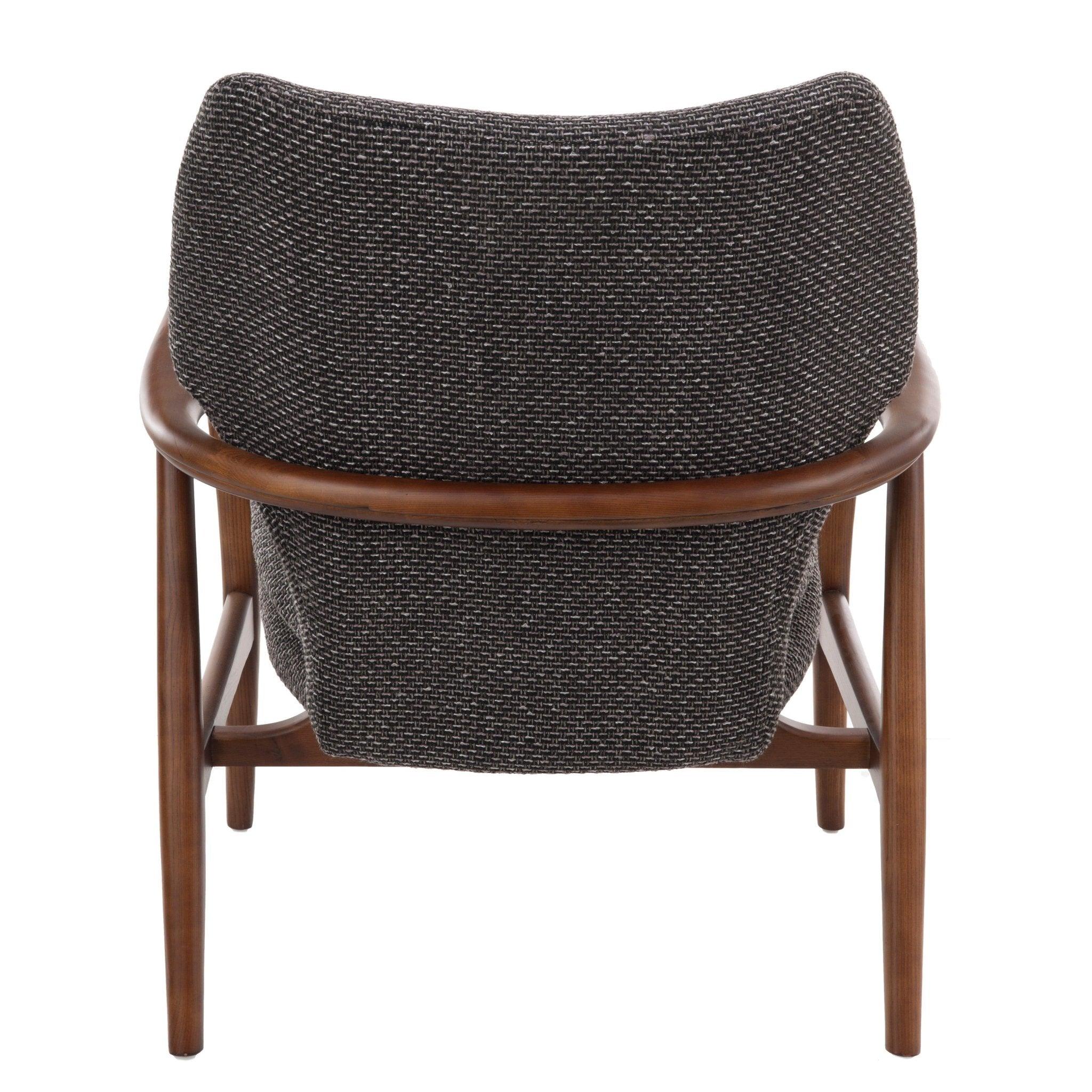 Fotel w tkaninie boucle PEGGY ciemnoszary Pols Potten Eye on Design