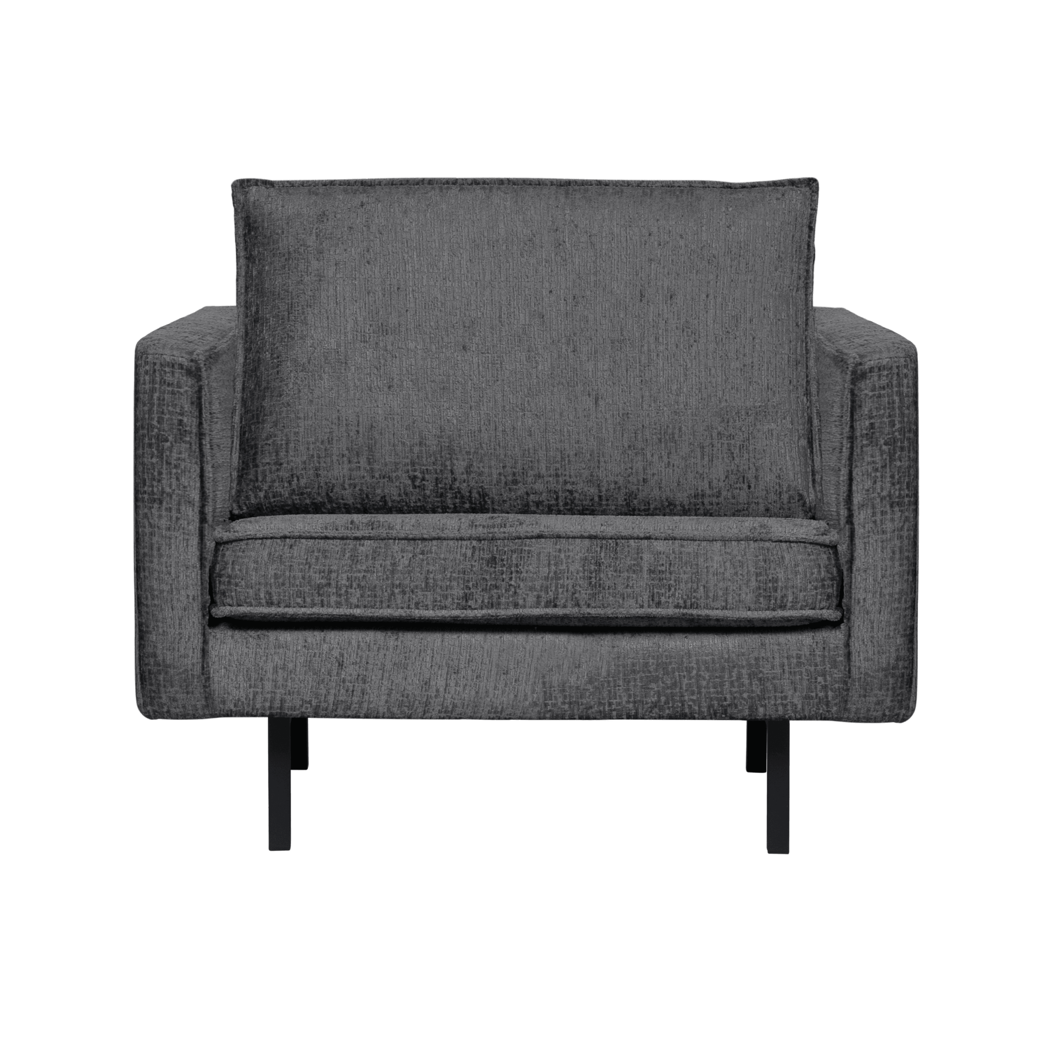 Fotel welurowy RODEO ciemnoszary Be Pure Eye on Design