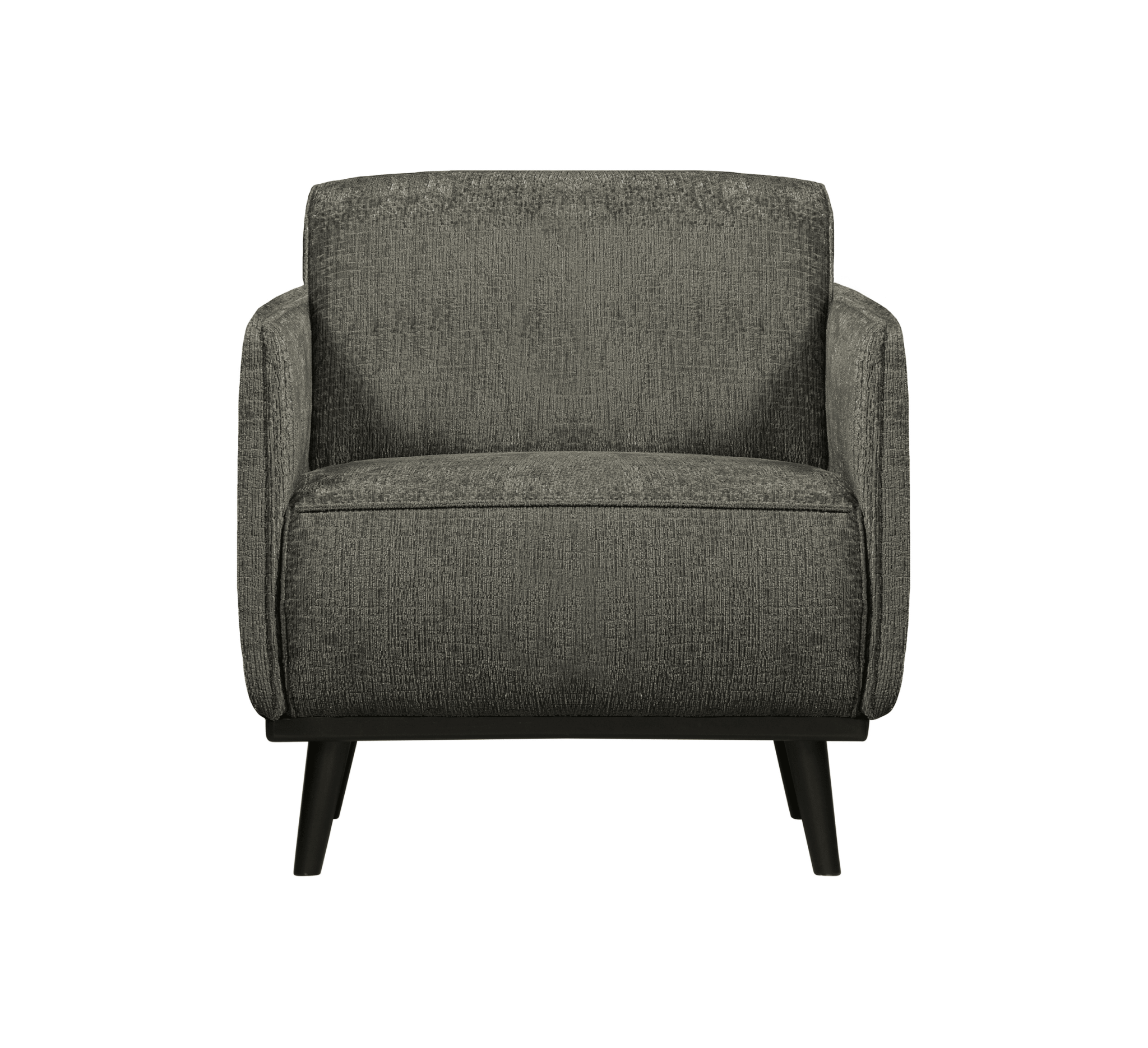 Fotel welurowy STATEMENT STRUCTURE szarozielony Be Pure Eye on Design