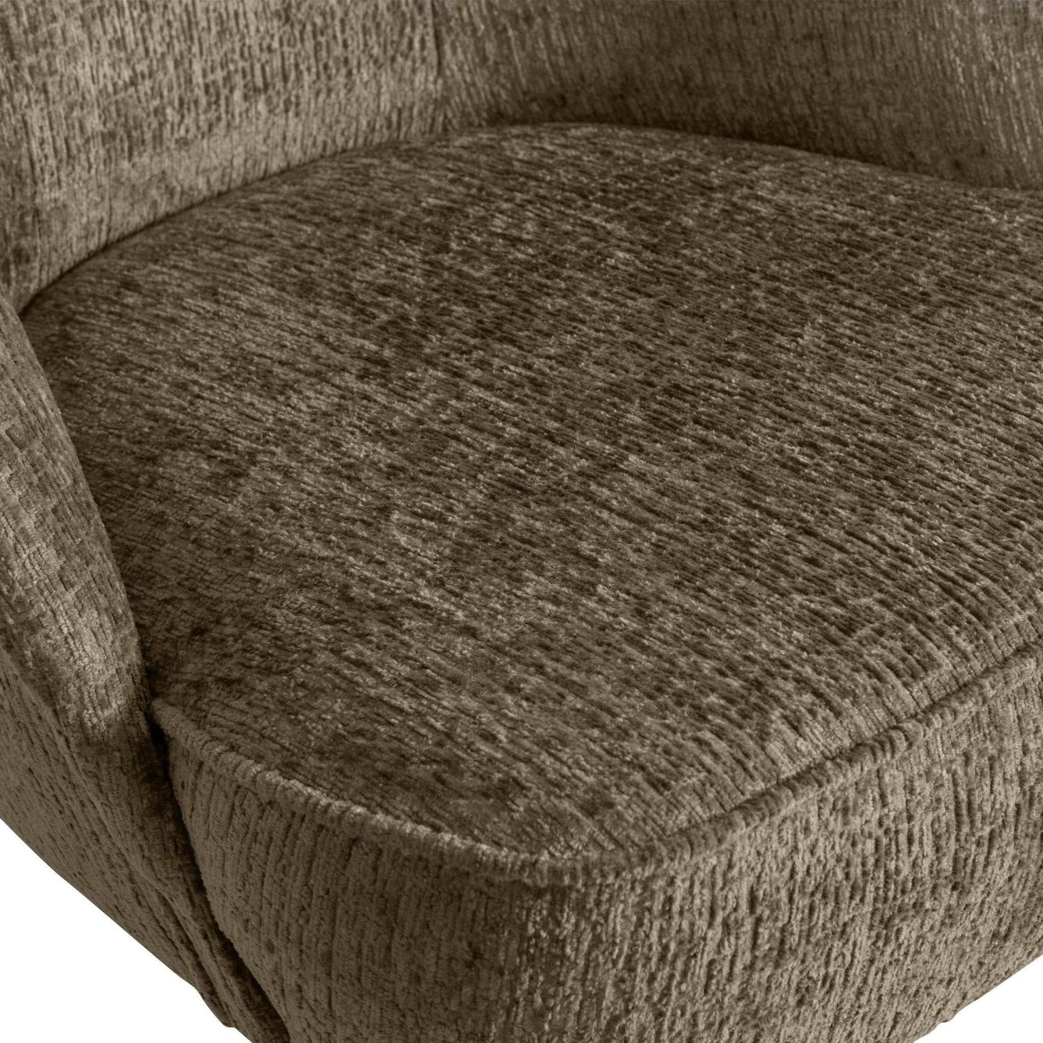 Fotel welurowy VOGUE STRUCTURE BONSAI ciemnozielony Be Pure Eye on Design