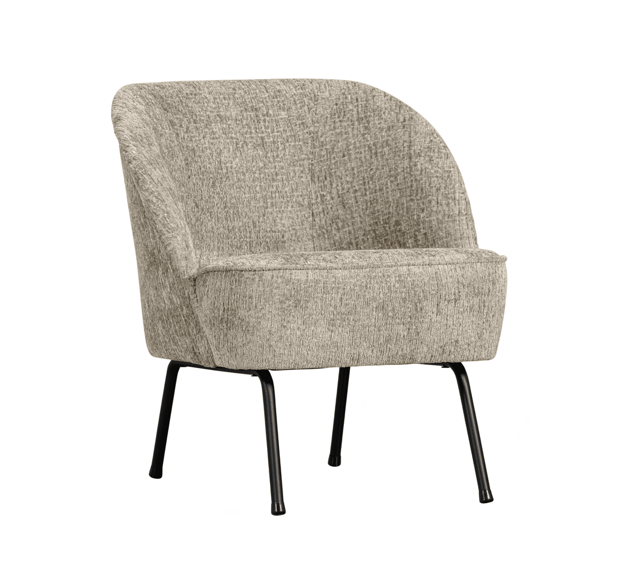 Fotel welurowy VOGUE STRUCTURE WHEATFIELD beżowy Be Pure Eye on Design