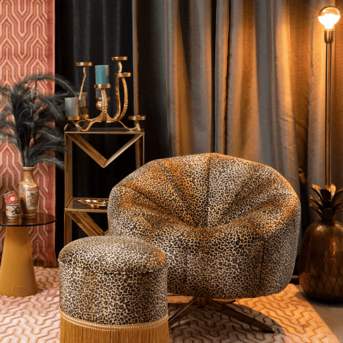 Fotel WHERE THE SUN DOESN'T SHINE panterka Bold Monkey Eye on Design