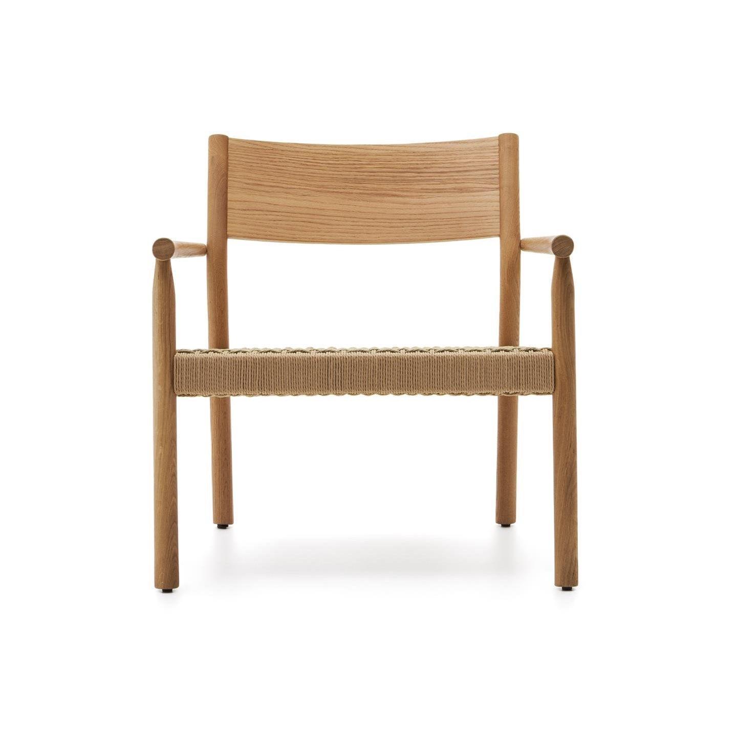 Fotel YALIA lite drewno dębowe La Forma Eye on Design