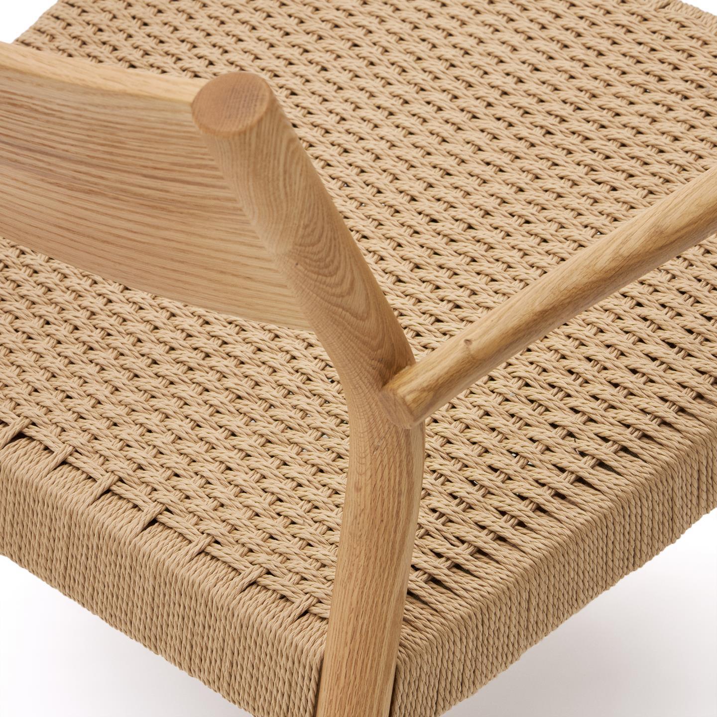 Fotel YALIA lite drewno dębowe La Forma Eye on Design