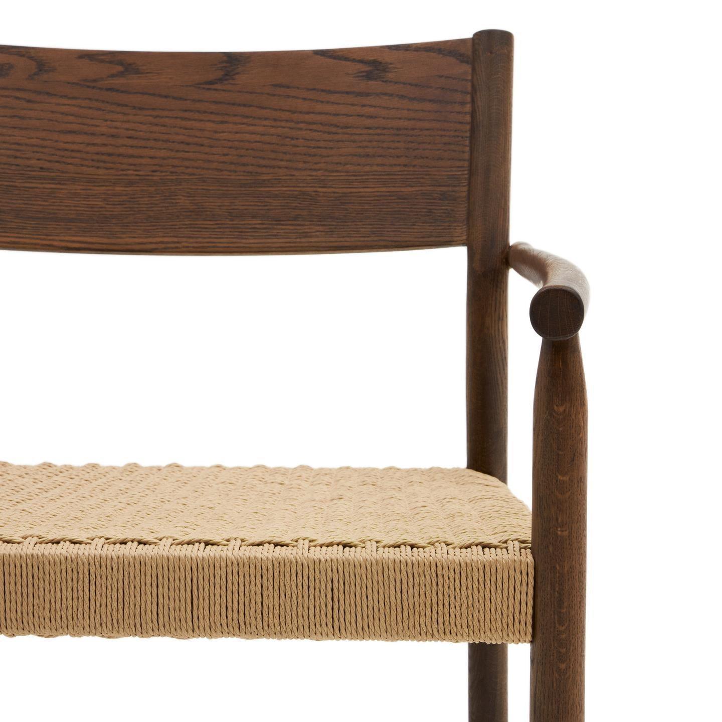 Fotel YALIA orzechowe drewno dębowe La Forma Eye on Design