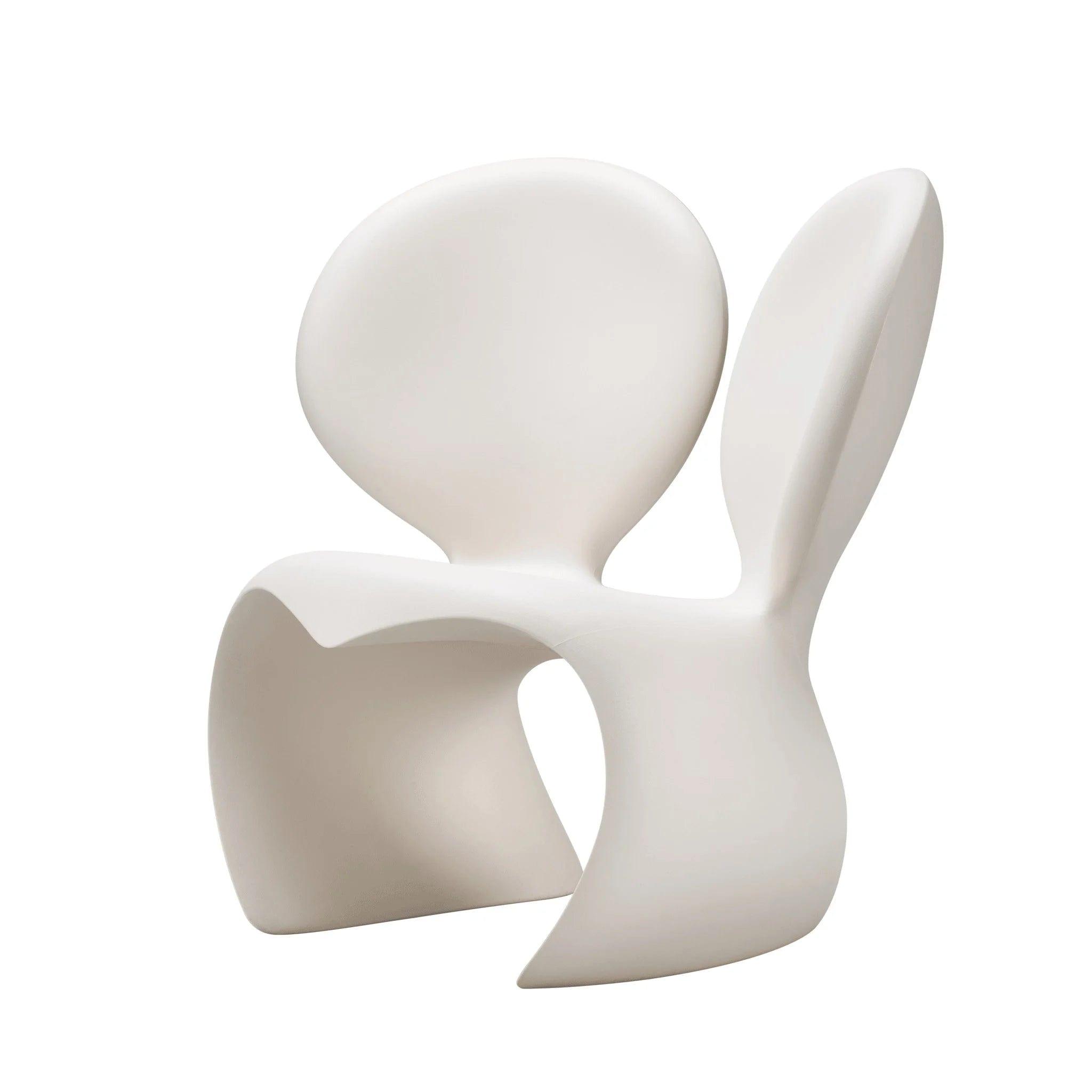 Fotel zewnętrzny DON'T F**K WITH THE MOUSE biały Qeeboo Eye on Design