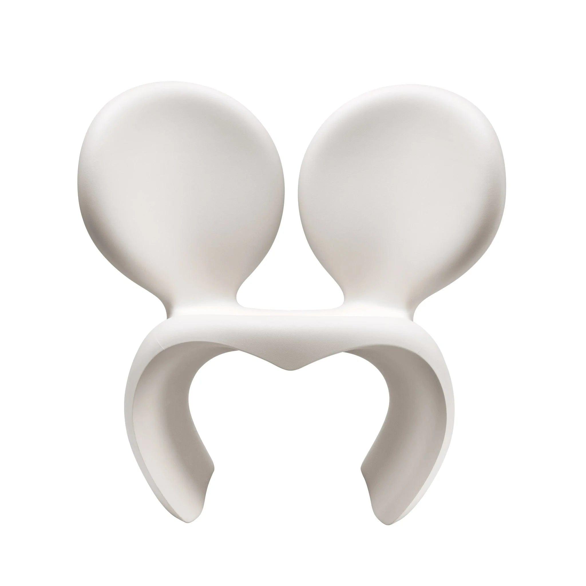 Fotel zewnętrzny DON'T F**K WITH THE MOUSE biały Qeeboo Eye on Design