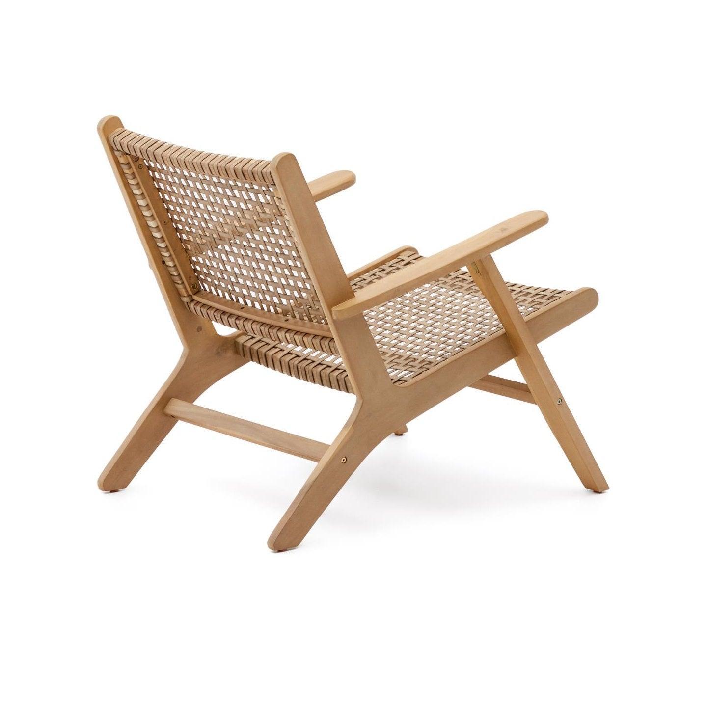 Fotel zewnętrzny GRIGNOON lite drewno akacjowe La Forma Eye on Design