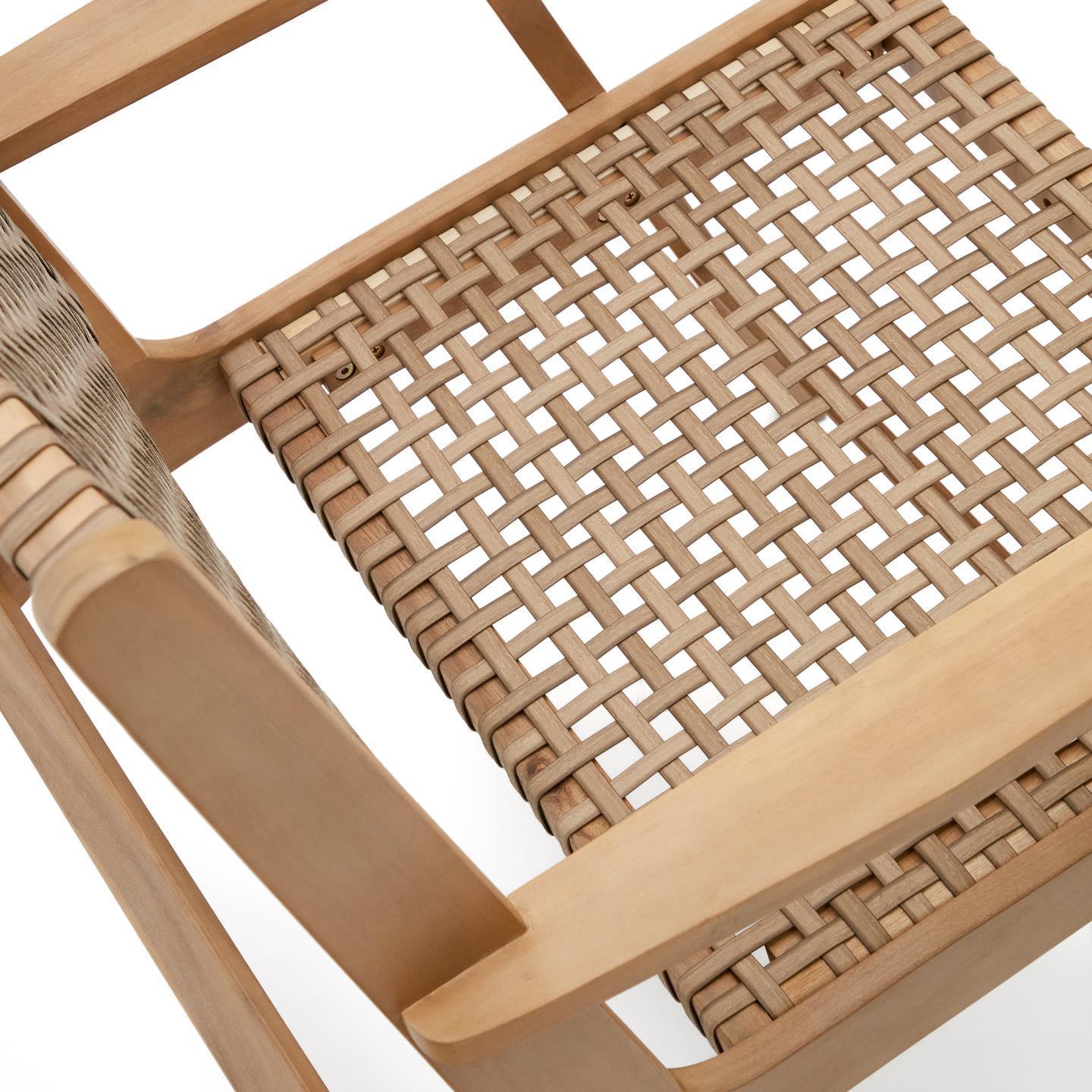 Fotel zewnętrzny GRIGNOON lite drewno akacjowe La Forma Eye on Design