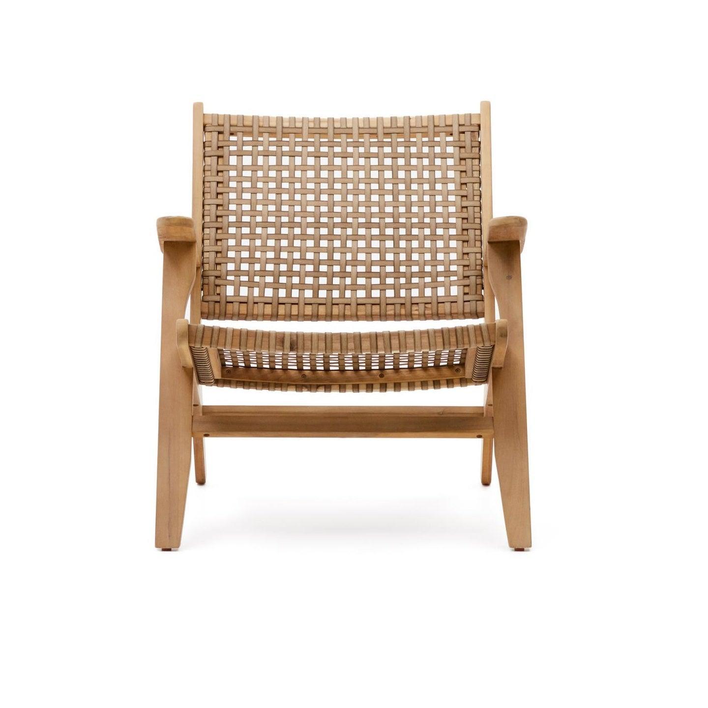 Fotel zewnętrzny GRIGNOON lite drewno akacjowe La Forma Eye on Design