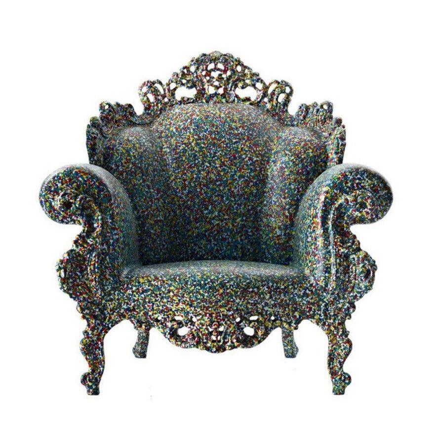 Fotel zewnętrzny PROUST wielokolorowy zielony Magis Eye on Design