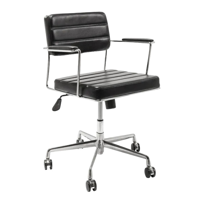 DOTTORE Office Chair Black Eco-Leather