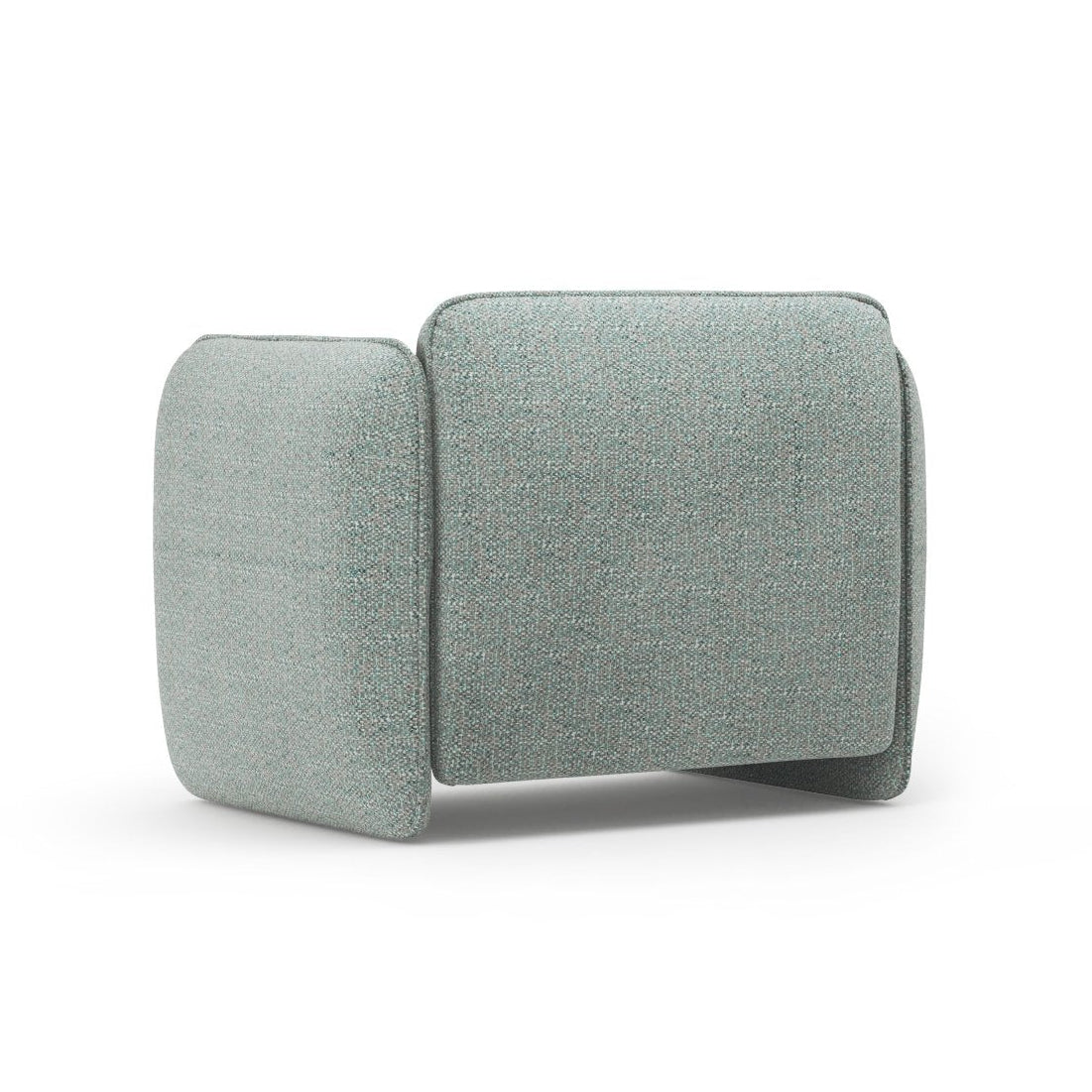 Fauteuil GEORGIA lichtblauw chenille