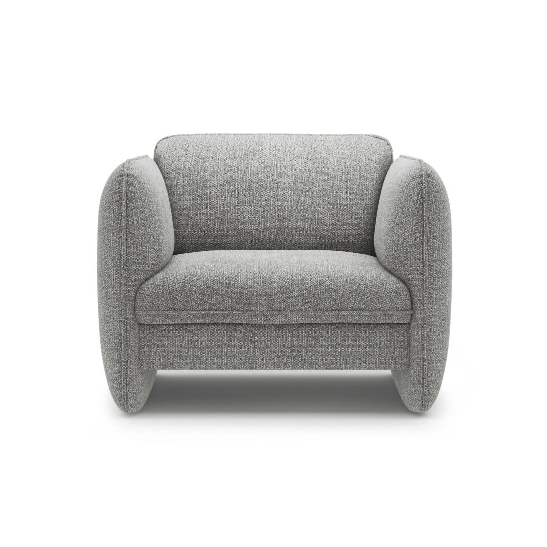 Fauteuil GEORGIA grijs chenille