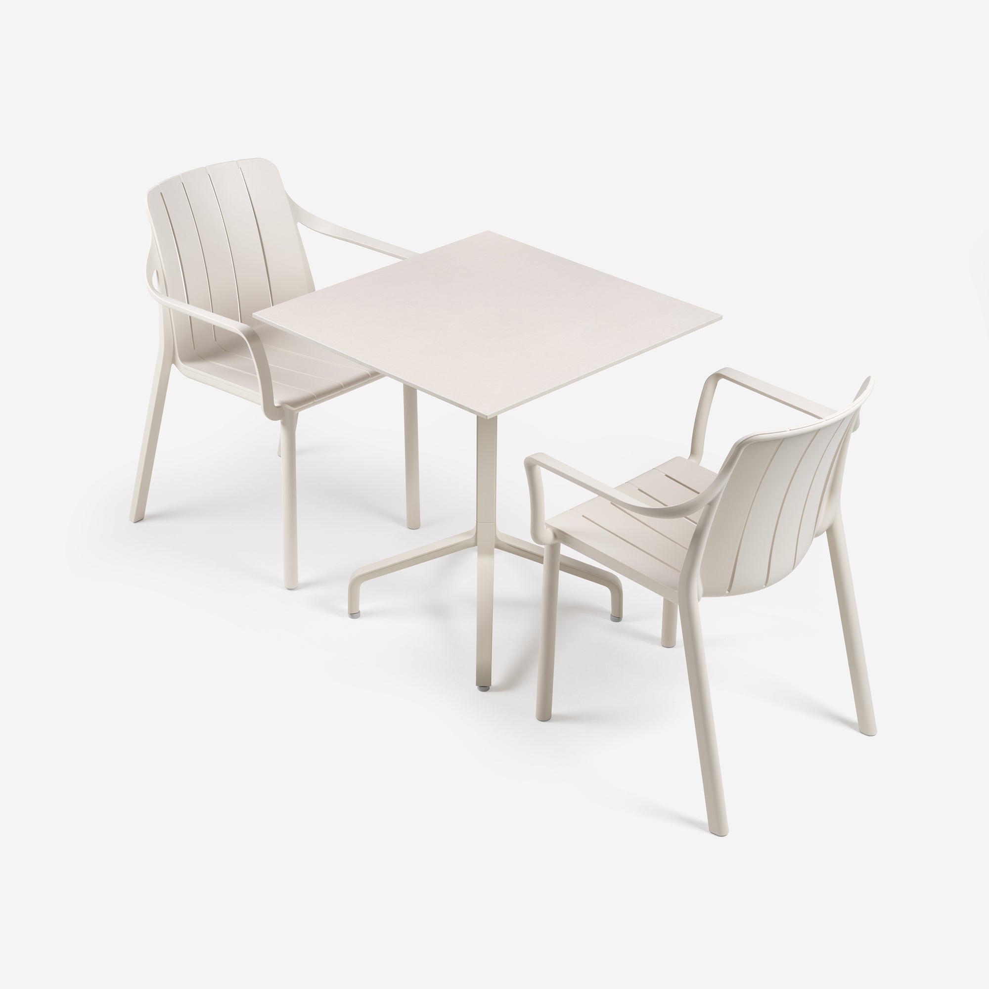 Außenstuhl mit Armlehnen TIBERINA beige