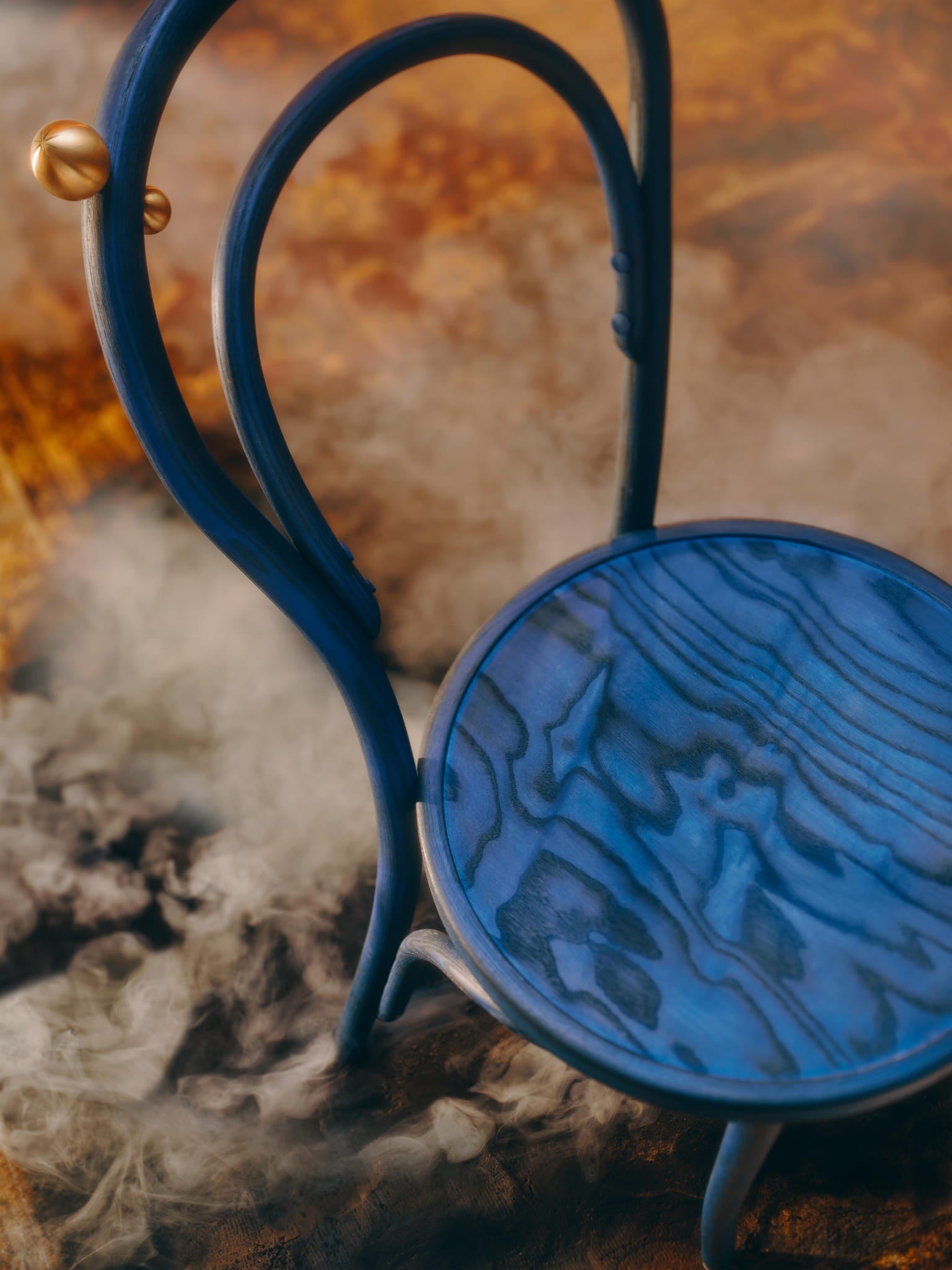 Chair A-1889 FUOCO BLA Jesion wood