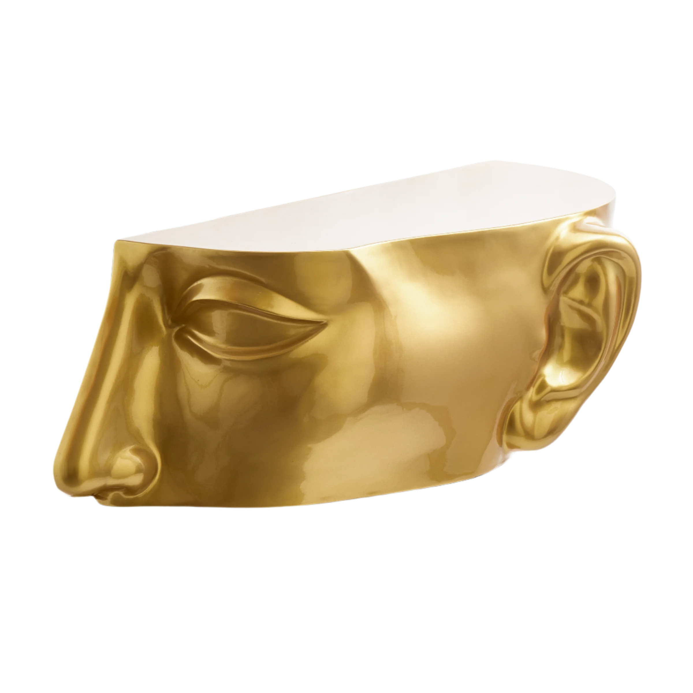 Modularer Couchtisch HEAD in Gold