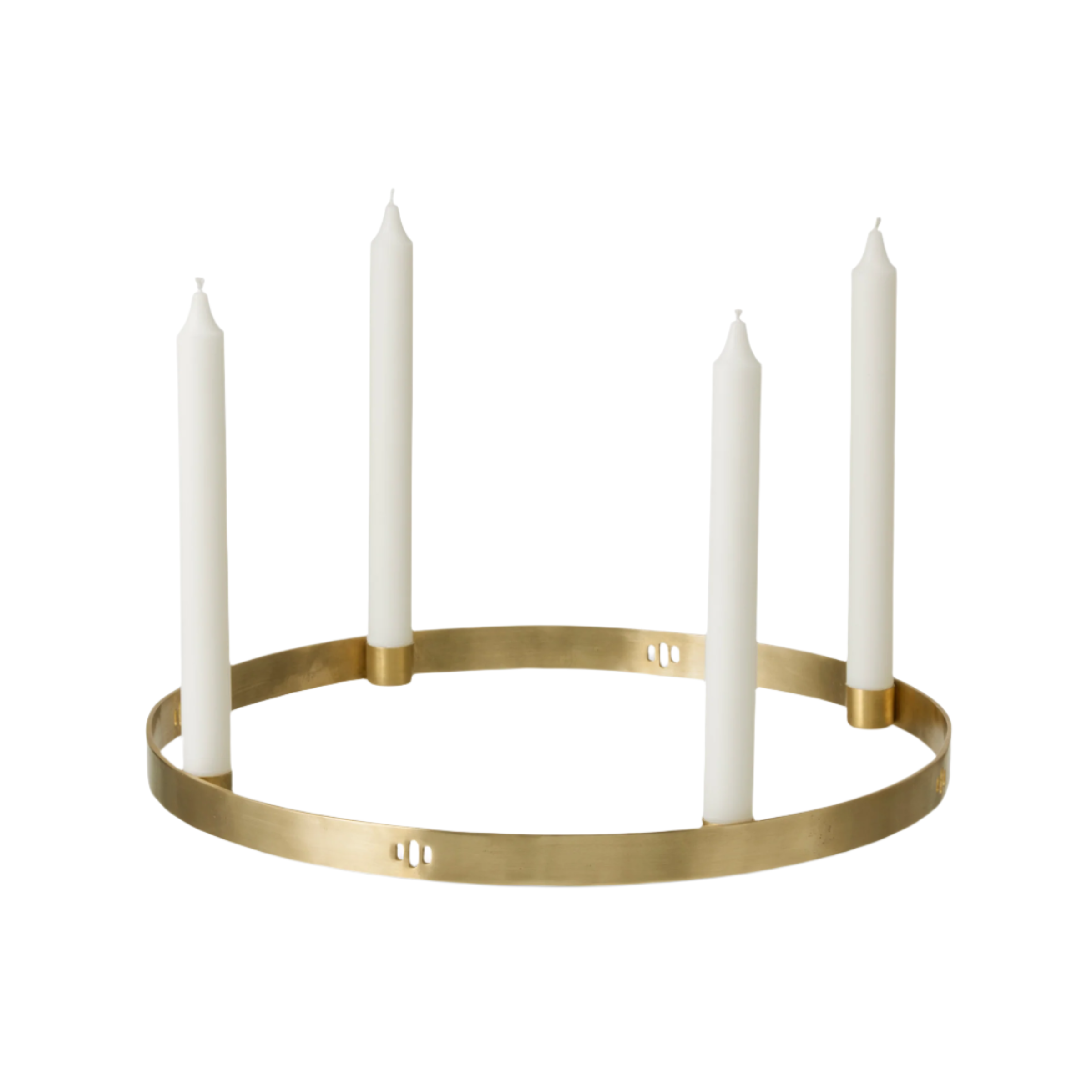 Kaarsenhouder CIRCLE messing