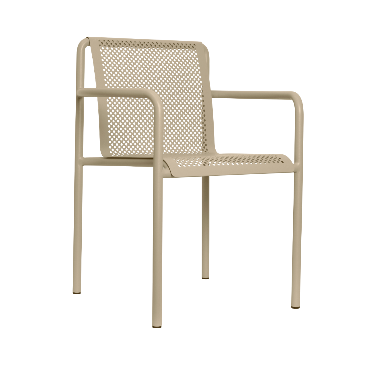 Beige DAPPLE fauteuil met armleuningen