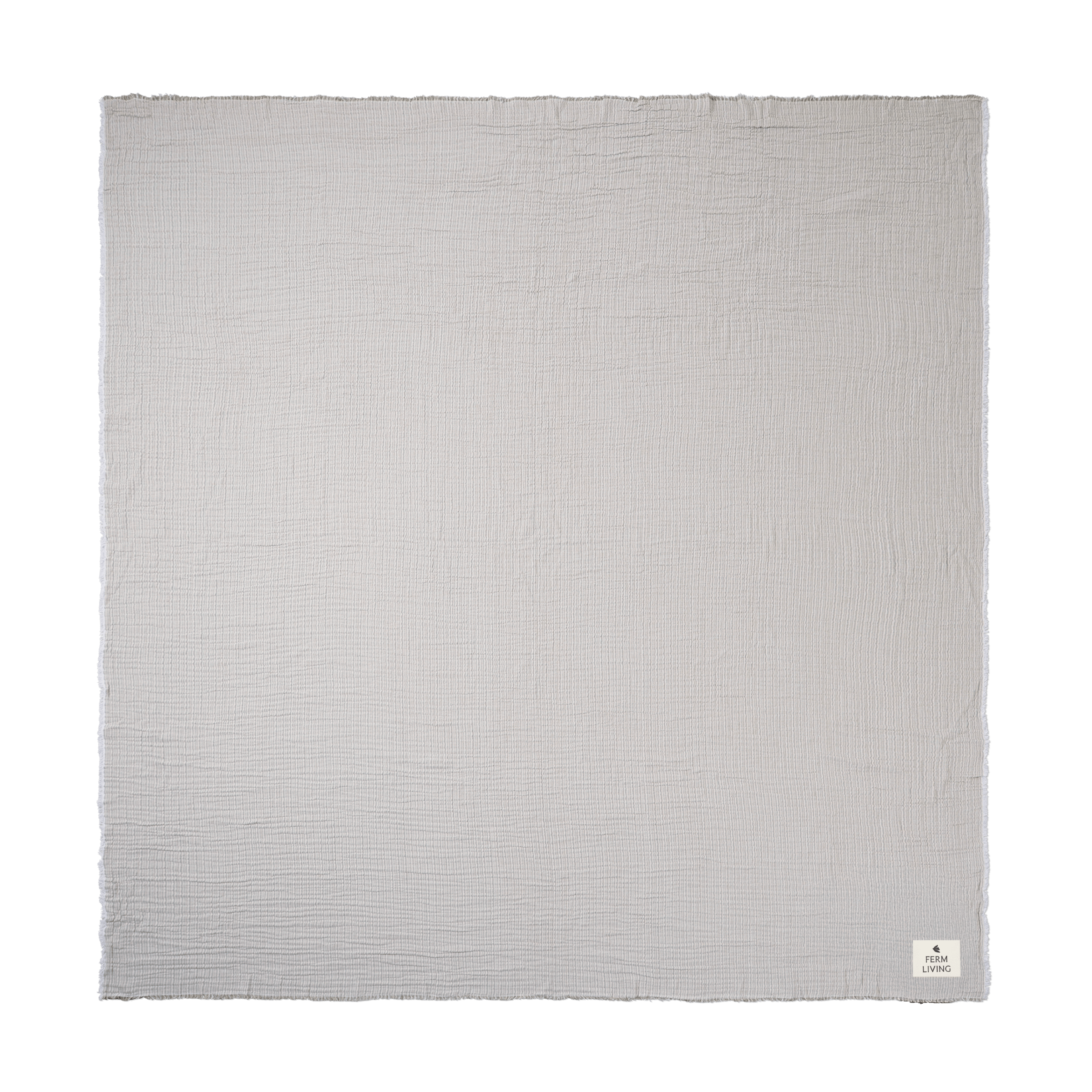 FINO dekbedovertrek lichtgroen met zandkleur