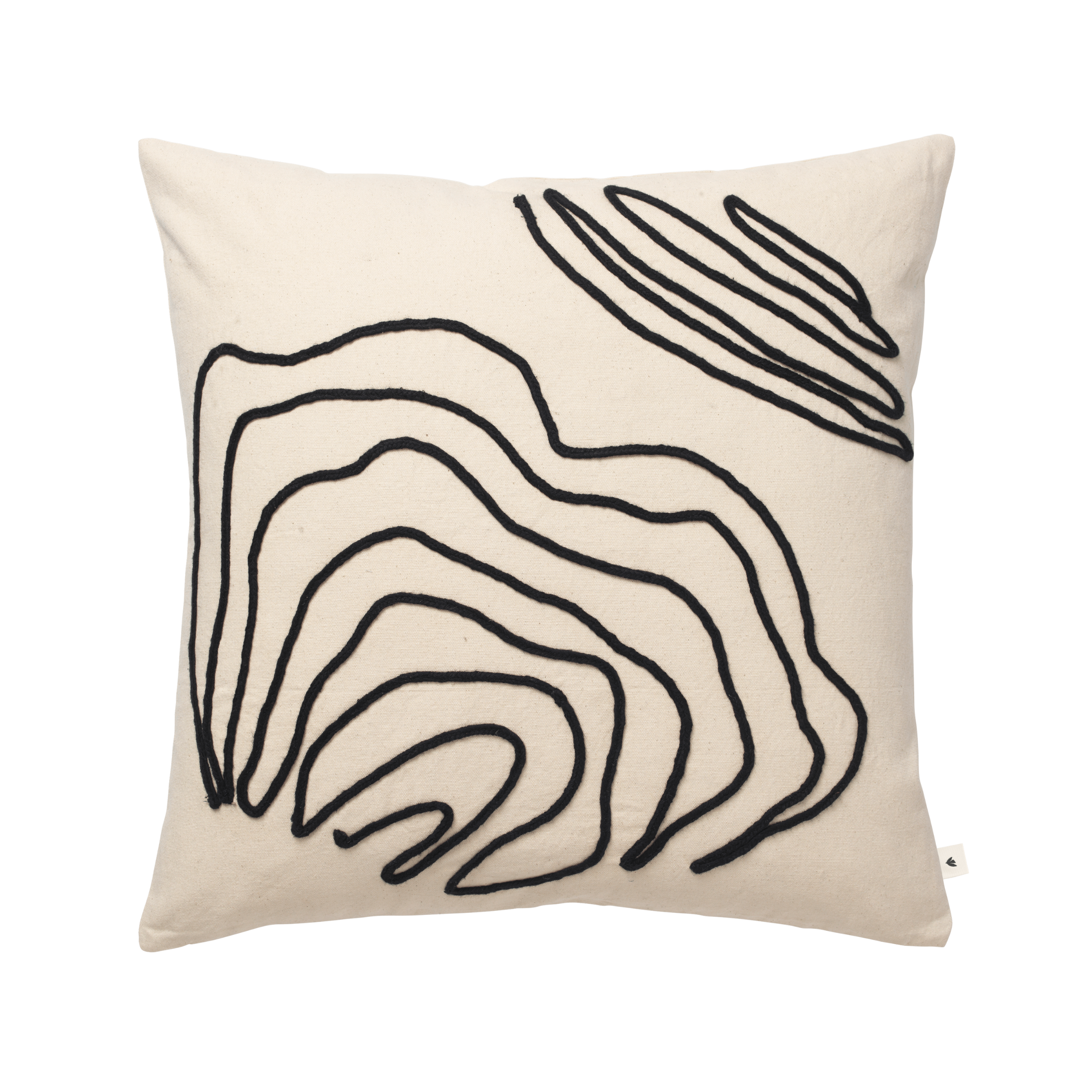 Decoratieve kussen JOT gebroken wit