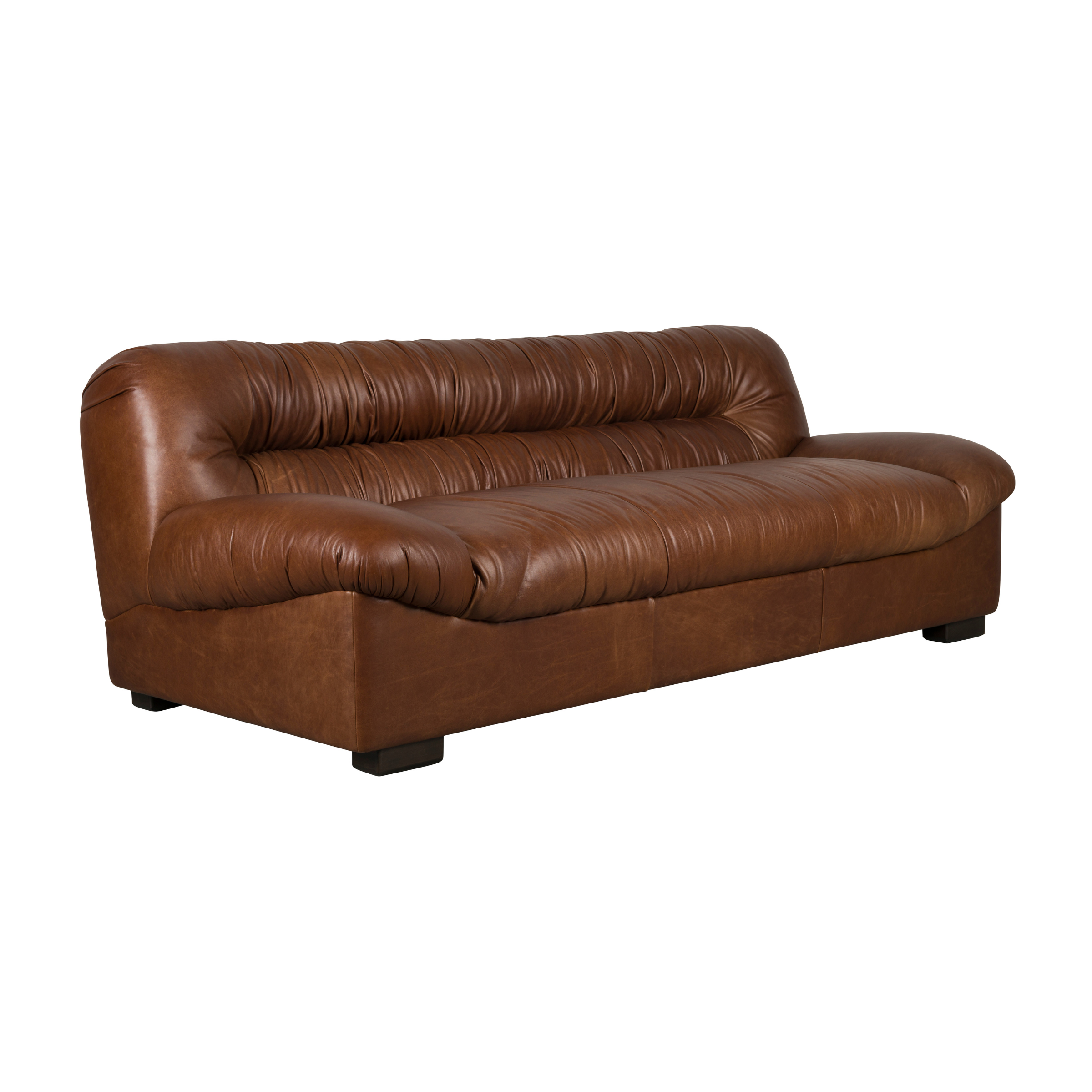 Sofa DOUGLAS schokoladenbraunes Leder