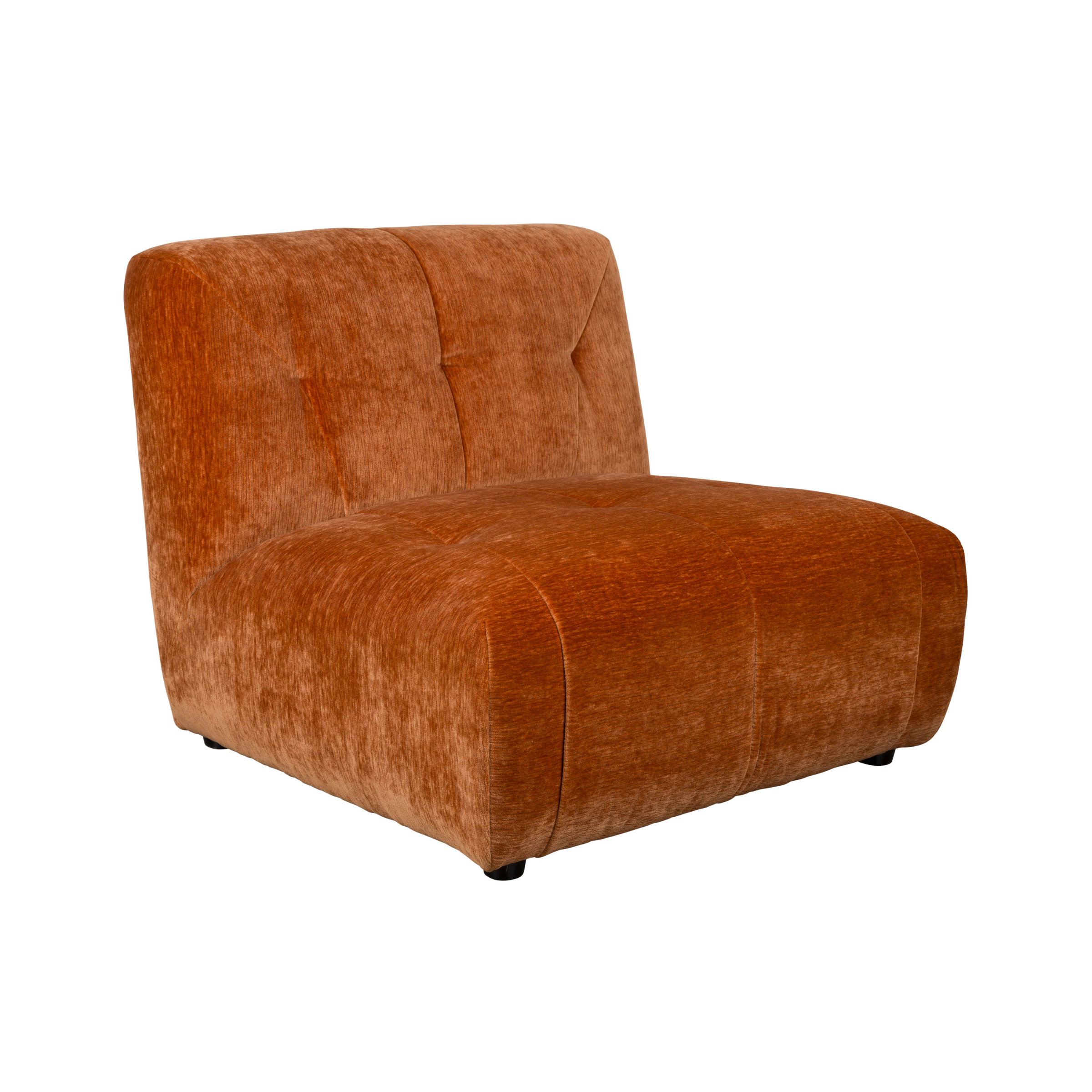 GIADA modular sofa - central element copper velvet