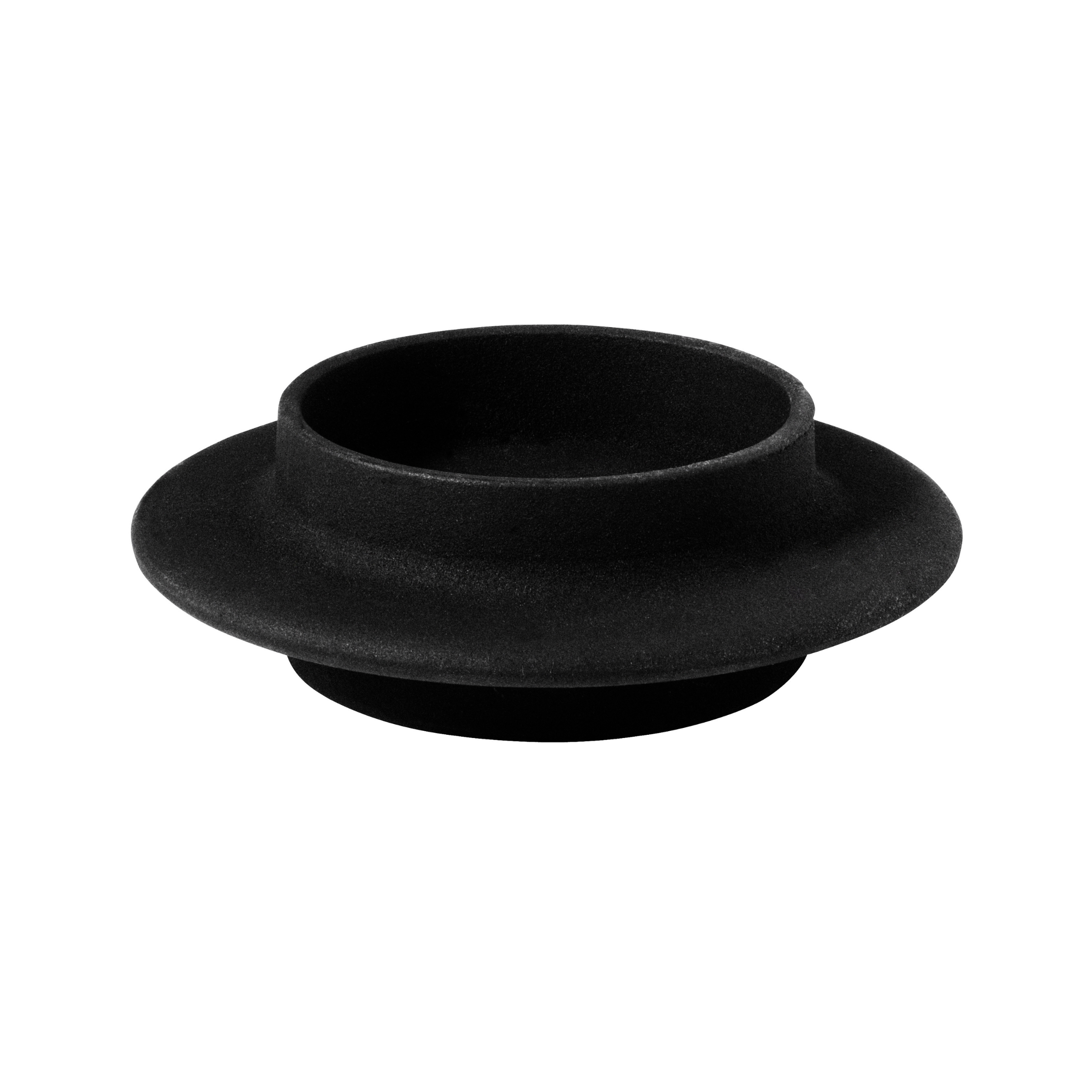 HEIMA BLOCK CANDLE Black Cast Iron Candle Holder