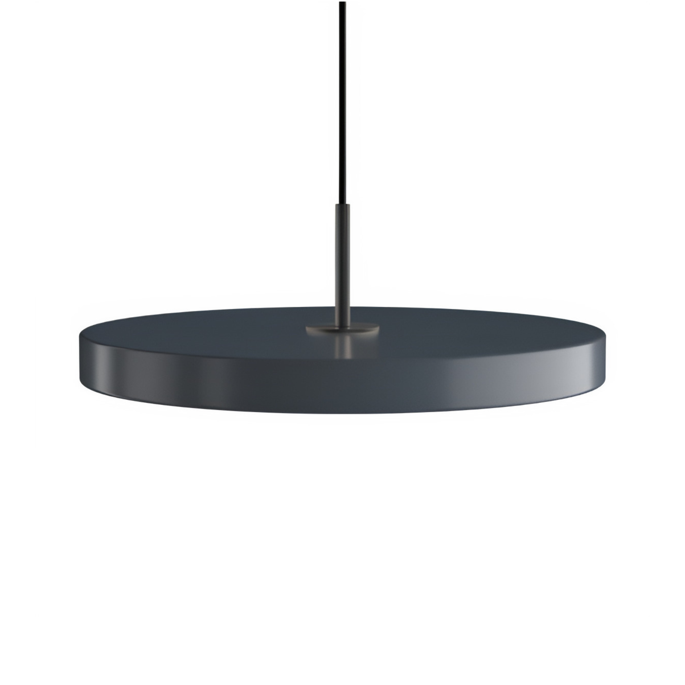 Hanglamp ASTERIA PLUS antraciet met zwarte inzet