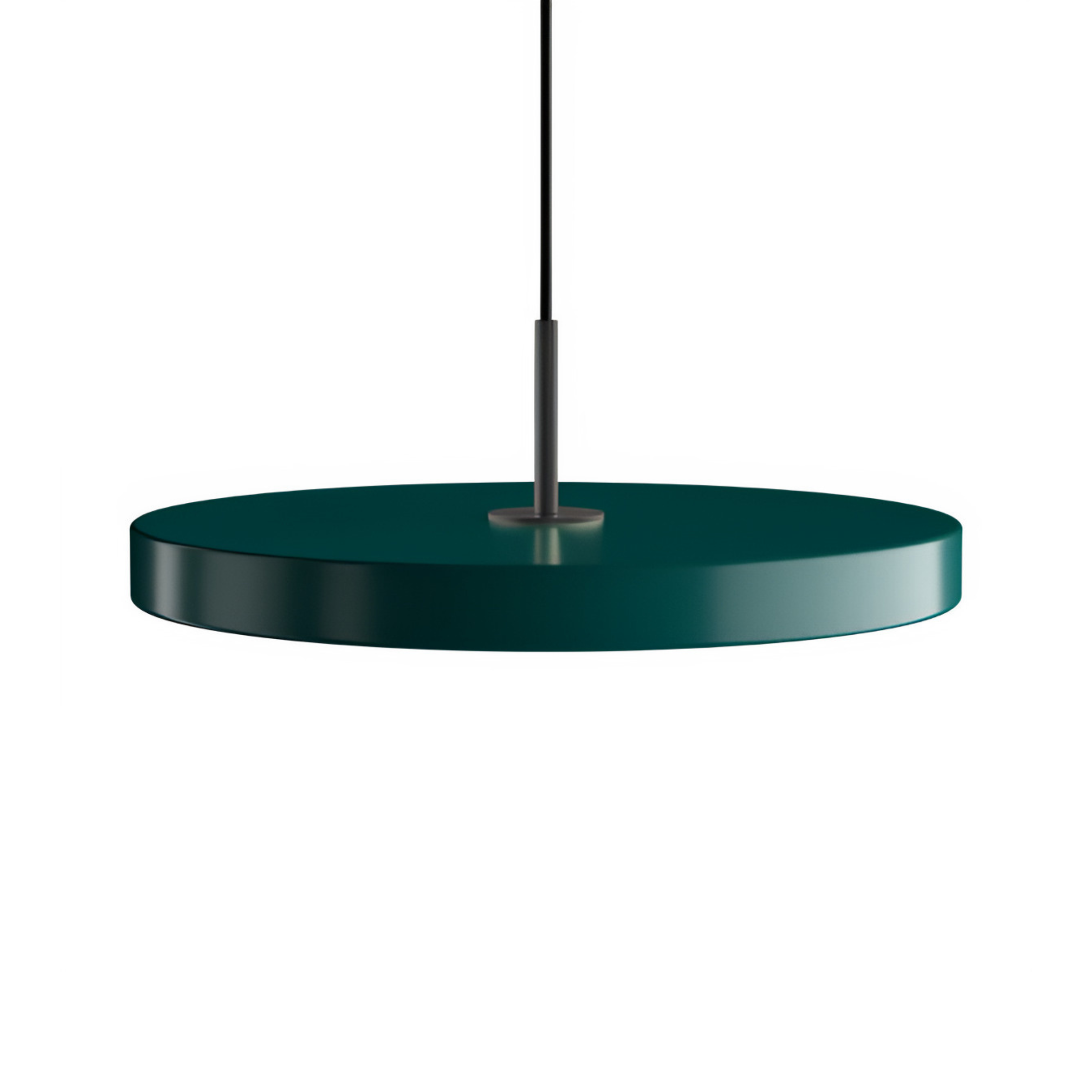 Hanglamp ASTERIA PLUS donkergroen met zwarte inzet