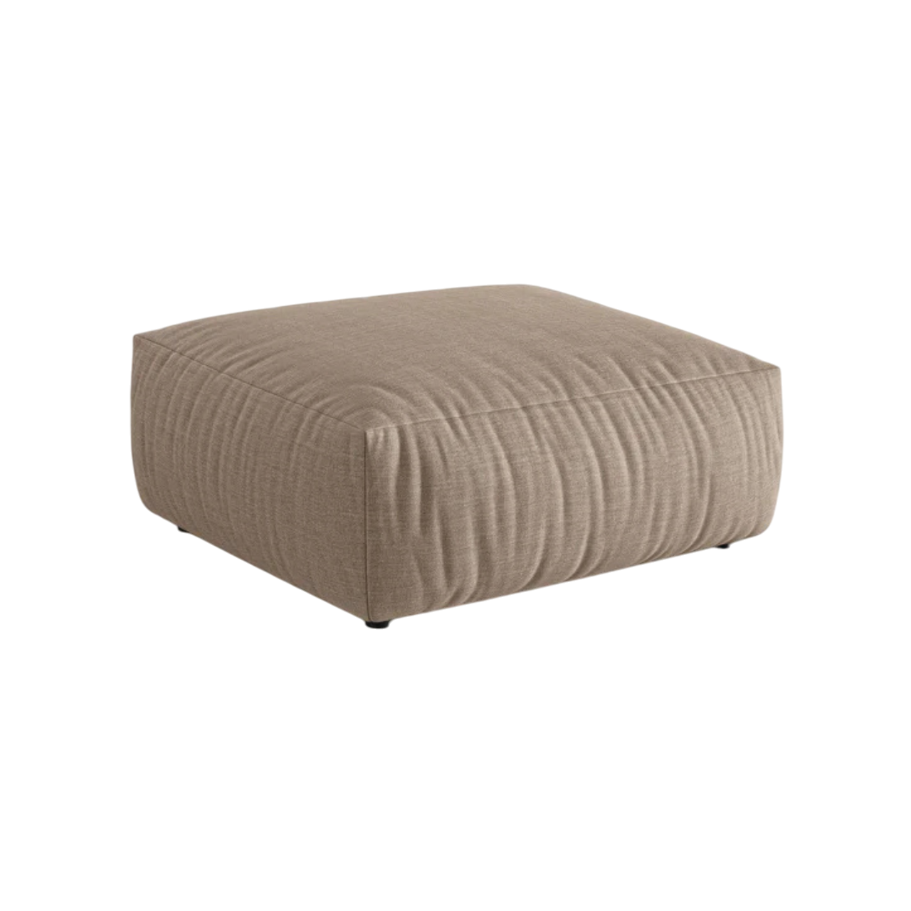 CHRIS sand chenille pouf