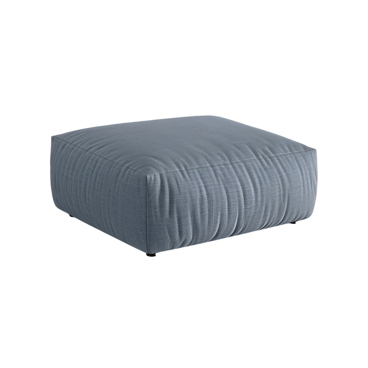 Puf CHRIS lichtblauwe chenille