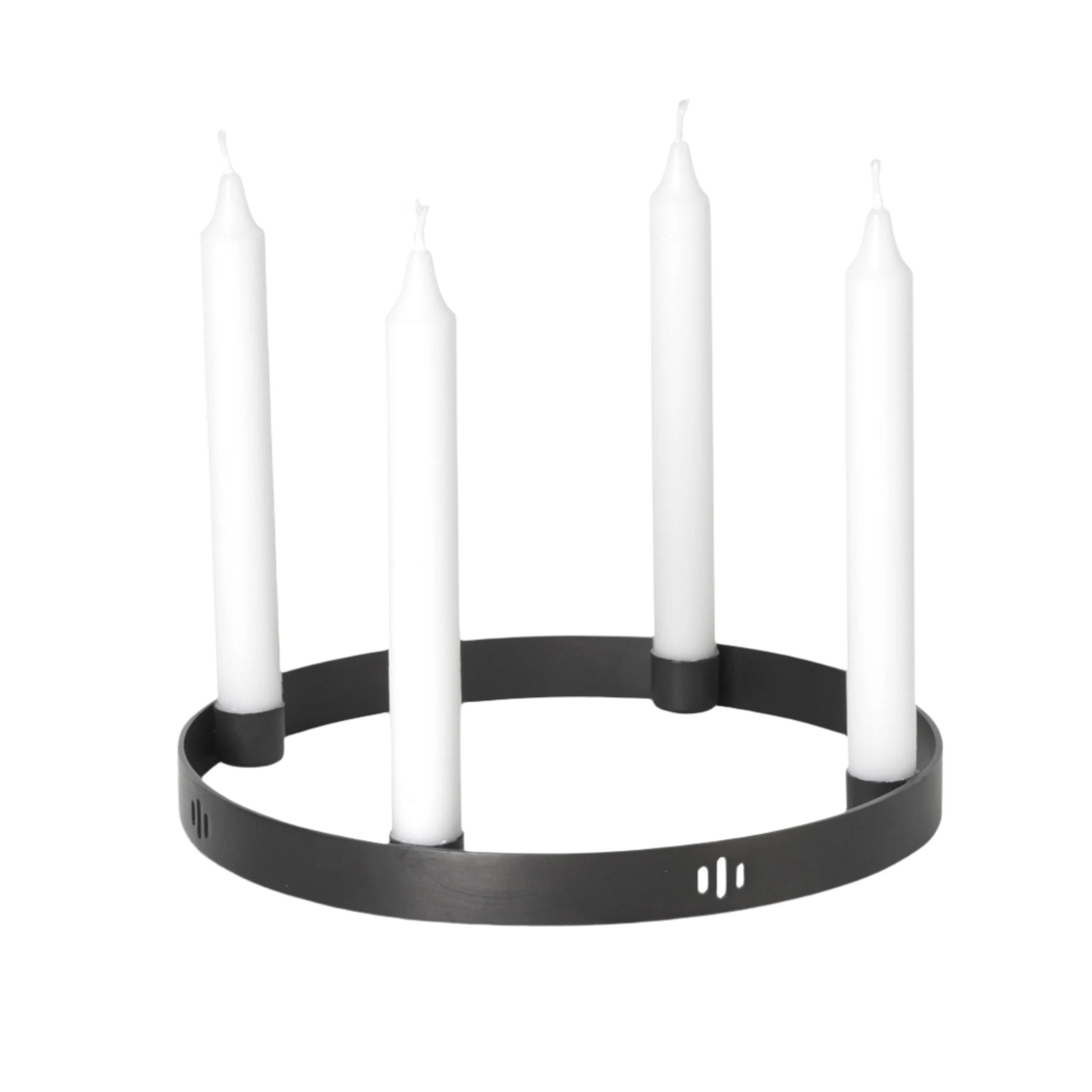 Zwarte CIRCLE kaarsenhouder
