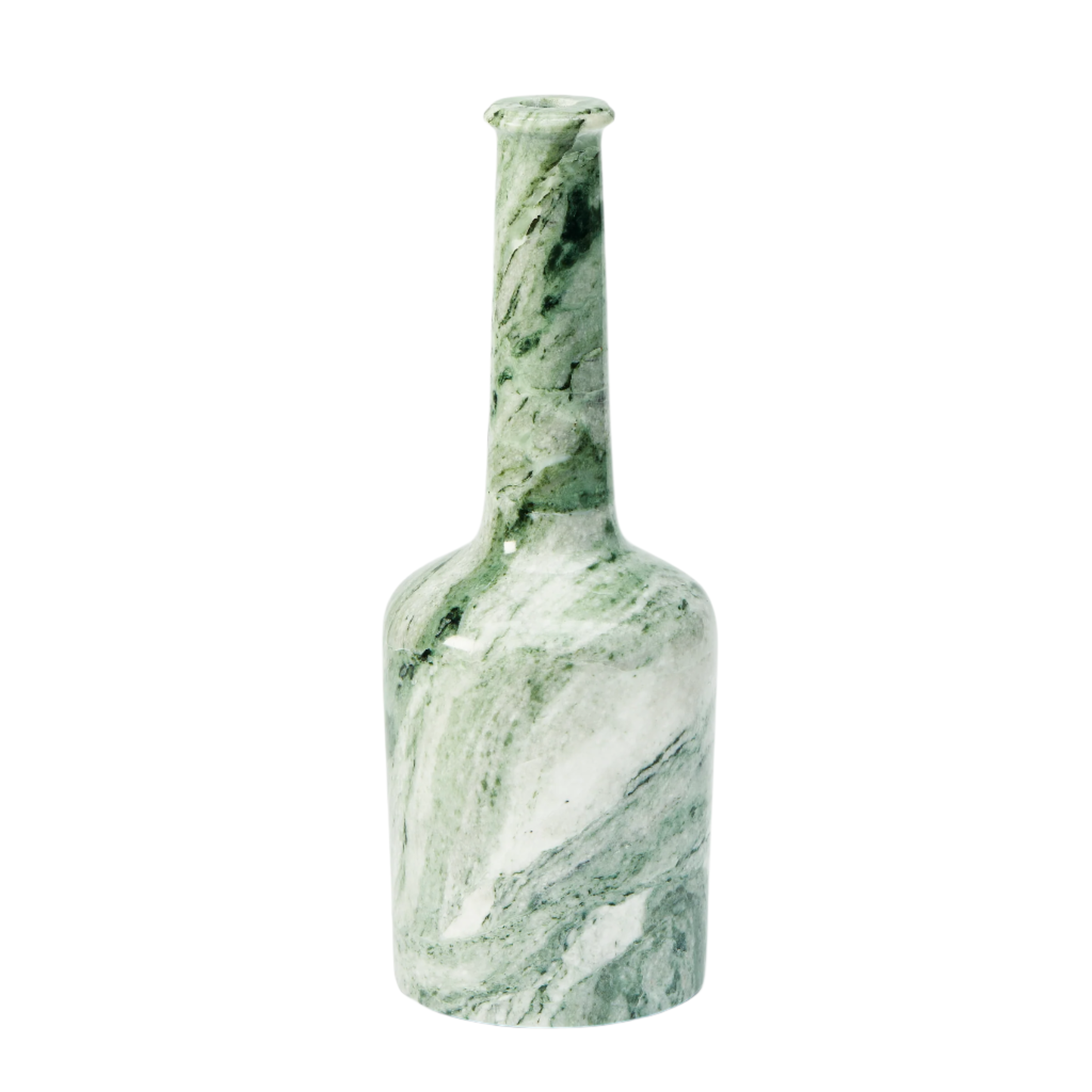 HERITAGE WHISKEY Candle Holder Dark Green Marble