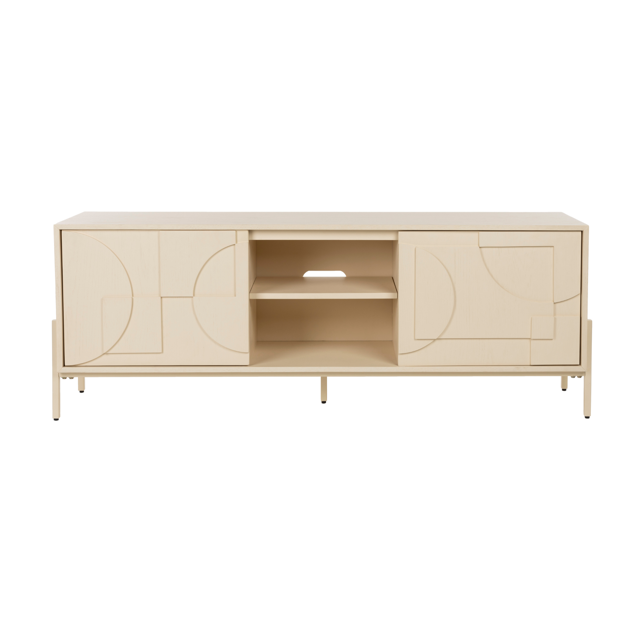 FACES TV Cabinet light beige wood