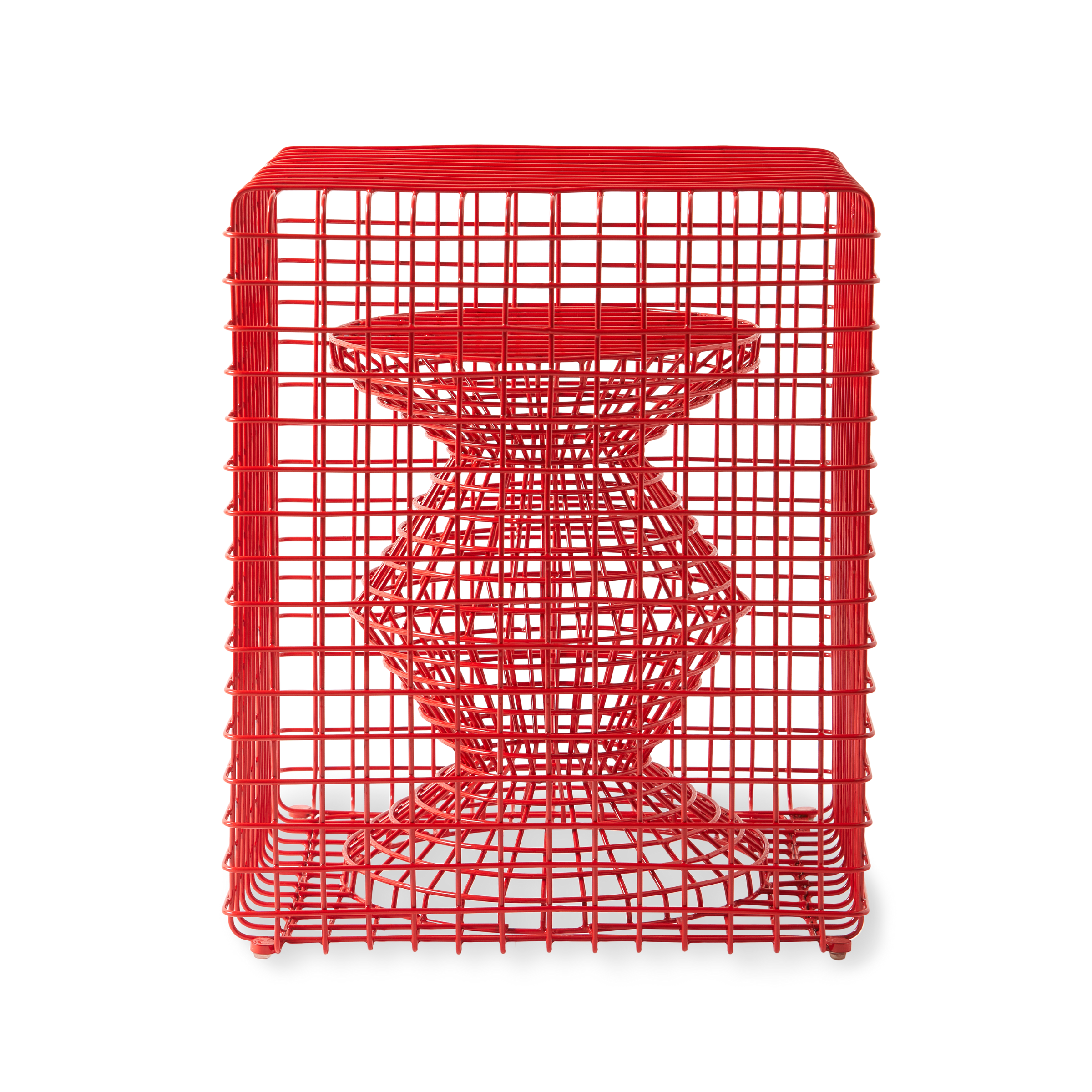 ZIG ZAG WIRE Dekohocker rot